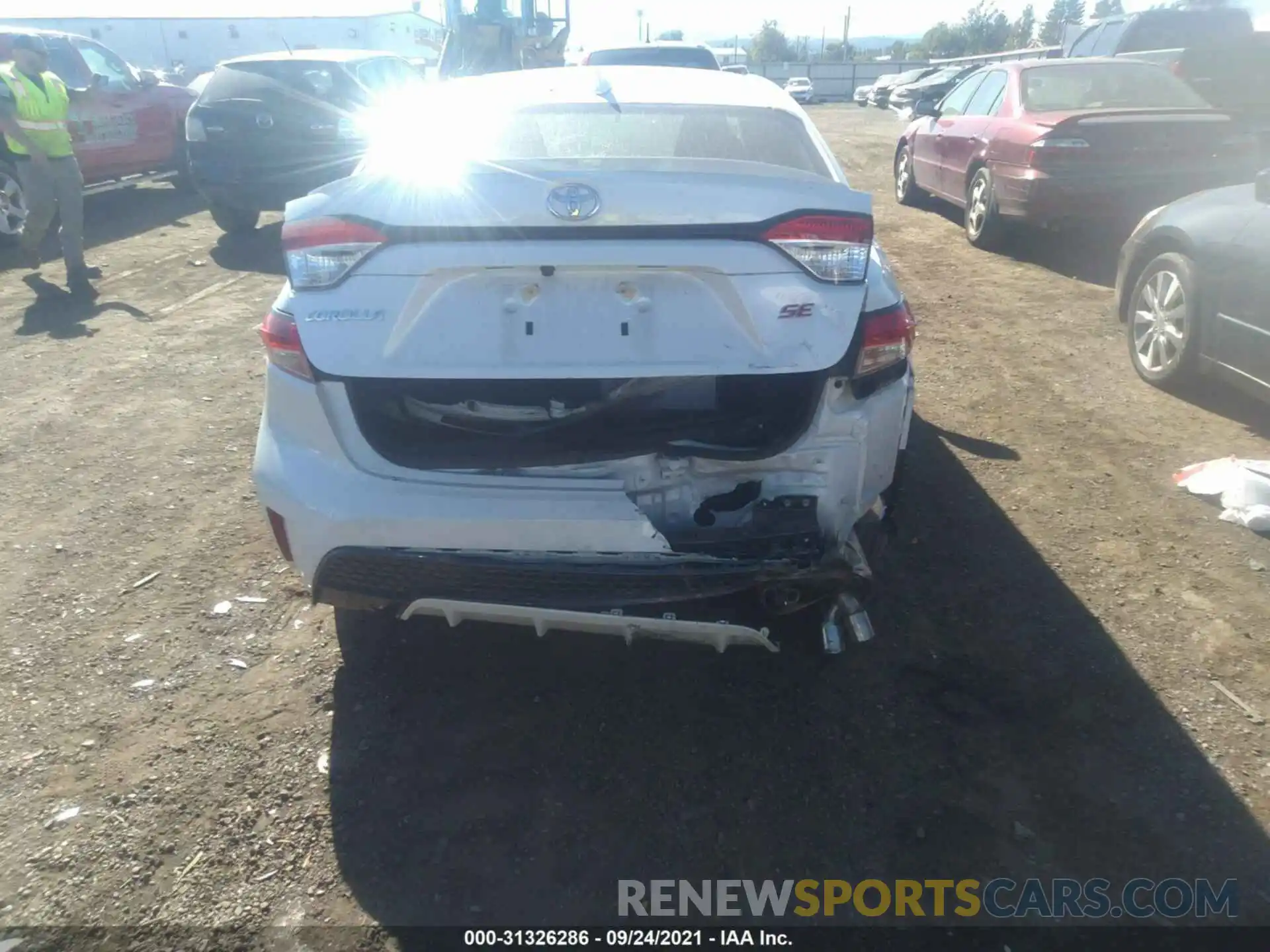 6 Photograph of a damaged car JTDS4MCE9MJ069426 TOYOTA COROLLA 2021