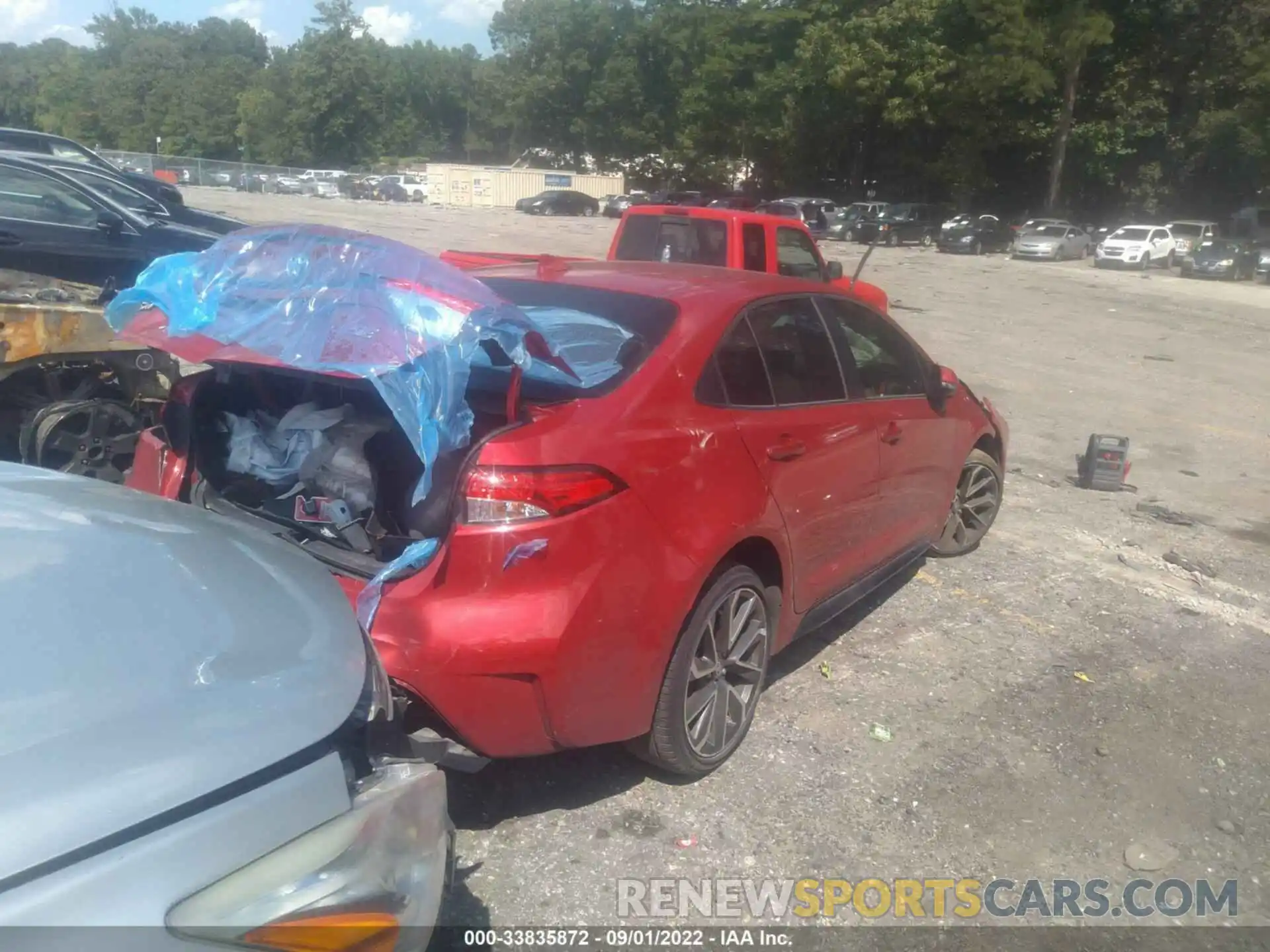 4 Photograph of a damaged car JTDS4MCE9MJ070169 TOYOTA COROLLA 2021