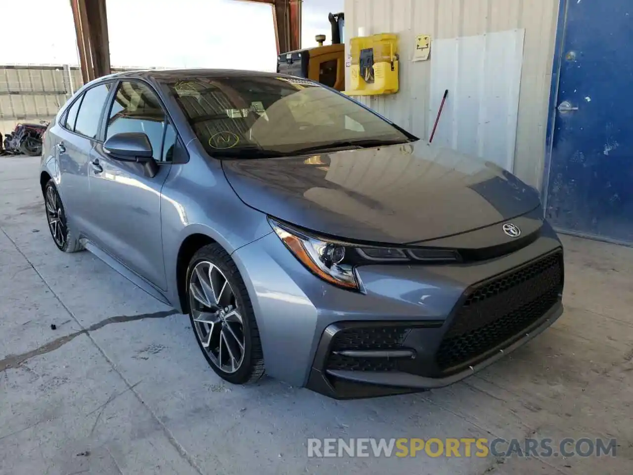 1 Photograph of a damaged car JTDS4MCE9MJ070401 TOYOTA COROLLA 2021