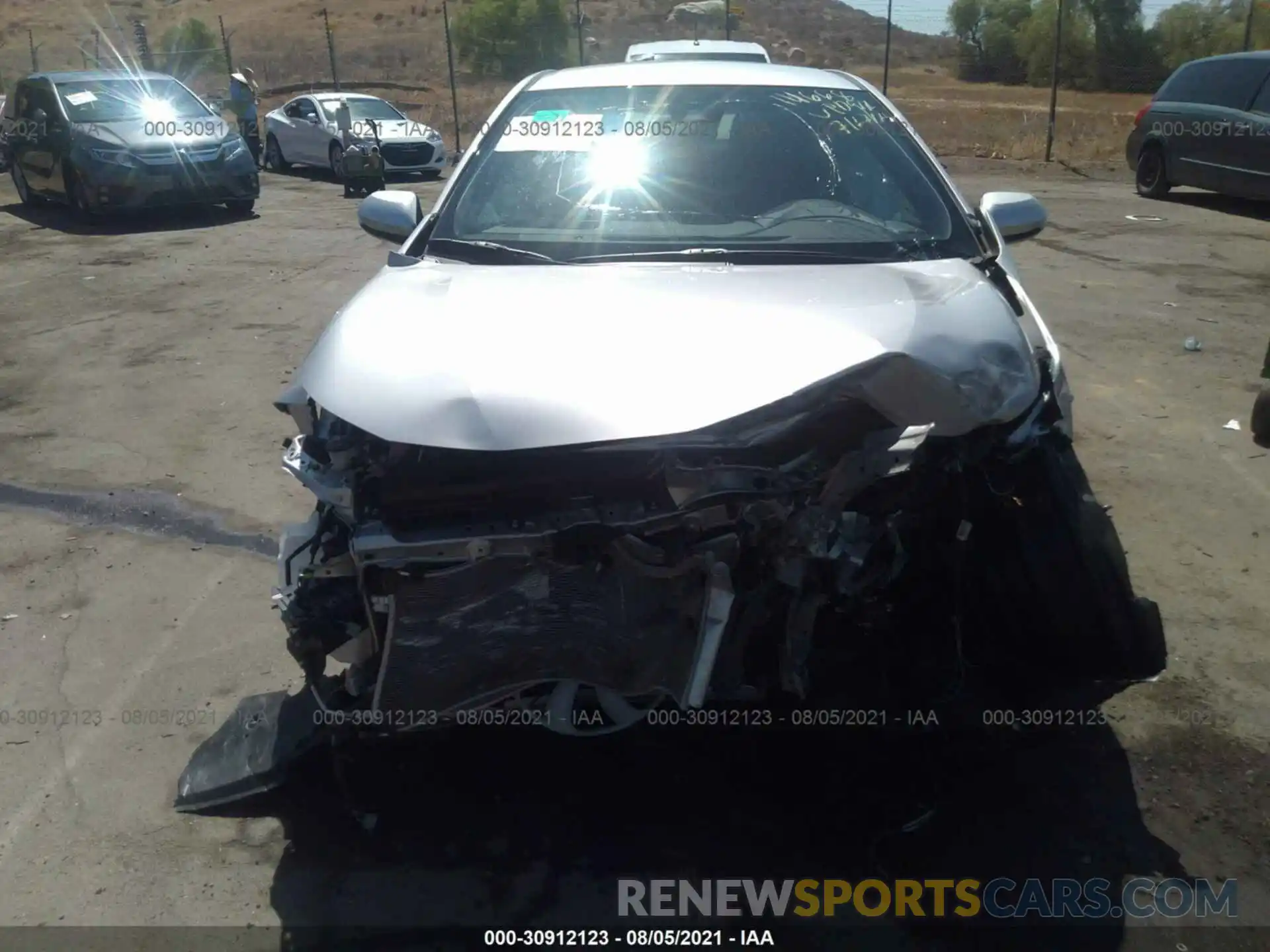 6 Photograph of a damaged car JTDS4MCE9MJ070463 TOYOTA COROLLA 2021