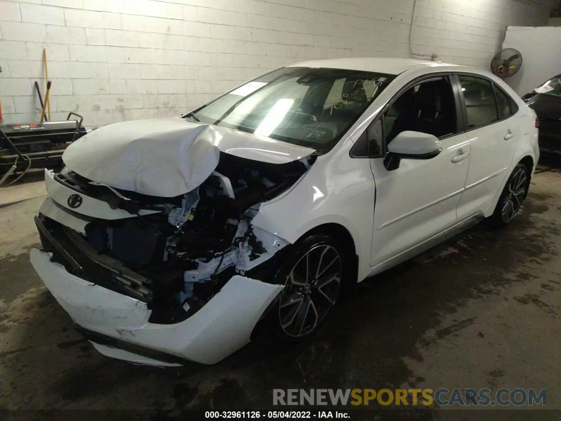 2 Photograph of a damaged car JTDS4MCE9MJ070687 TOYOTA COROLLA 2021