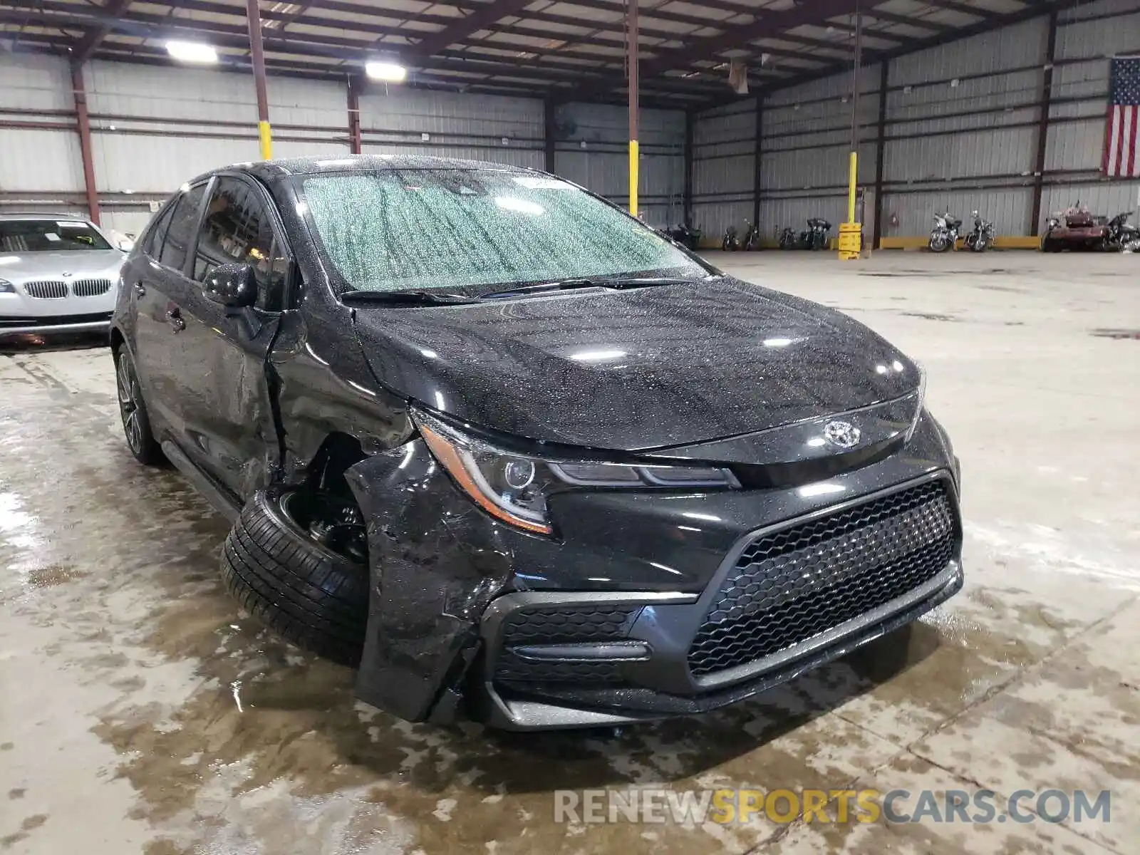 1 Photograph of a damaged car JTDS4MCE9MJ071063 TOYOTA COROLLA 2021