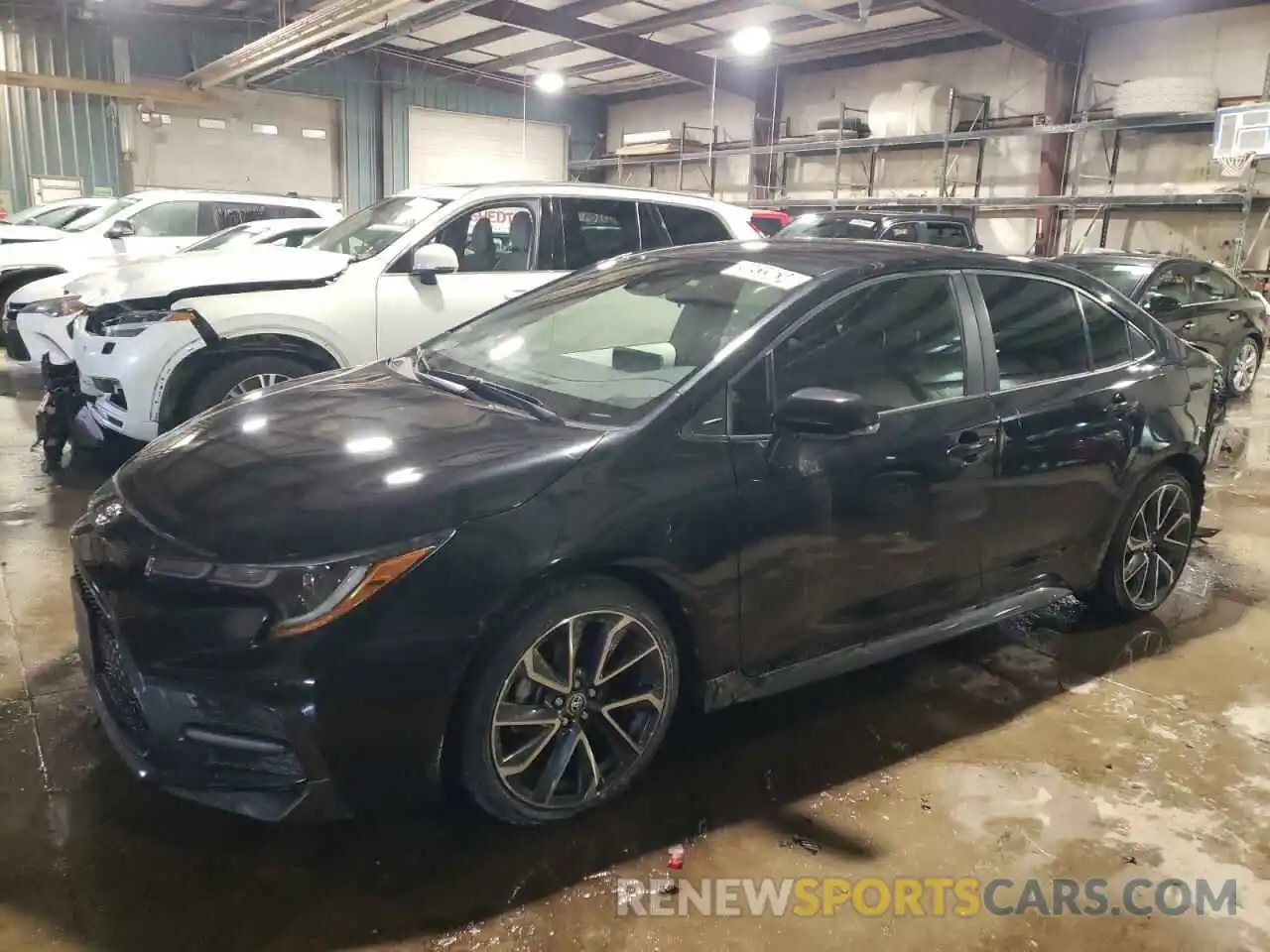 1 Photograph of a damaged car JTDS4MCE9MJ071371 TOYOTA COROLLA 2021