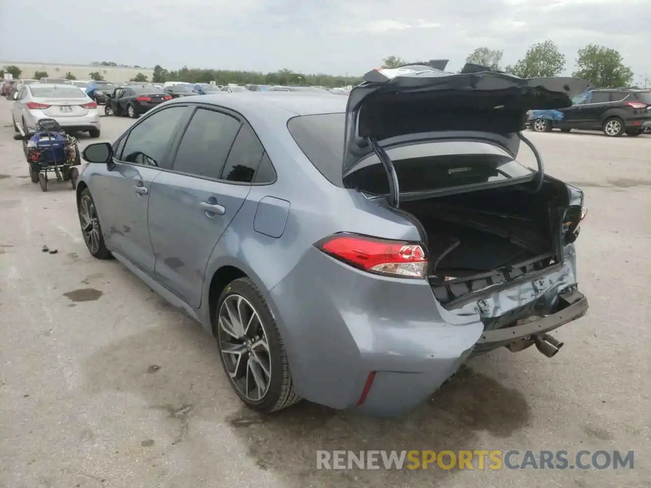 3 Photograph of a damaged car JTDS4MCE9MJ071824 TOYOTA COROLLA 2021