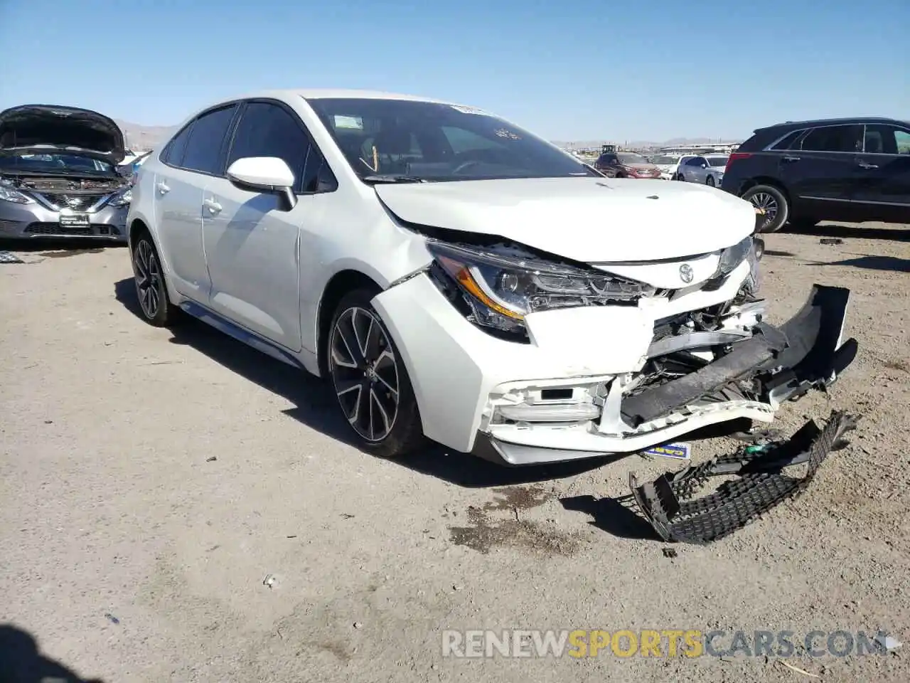 1 Photograph of a damaged car JTDS4MCE9MJ073184 TOYOTA COROLLA 2021