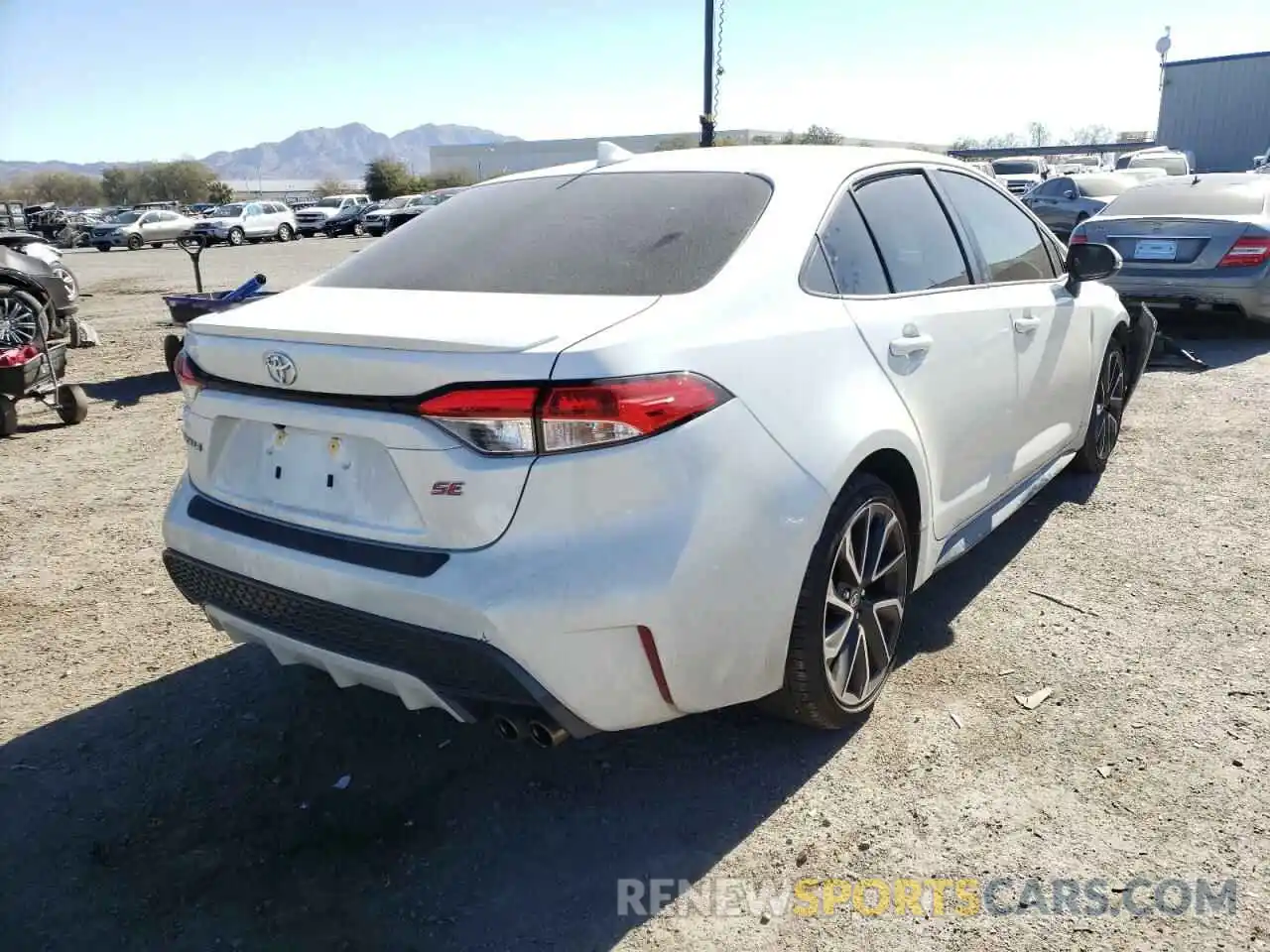 4 Photograph of a damaged car JTDS4MCE9MJ073184 TOYOTA COROLLA 2021