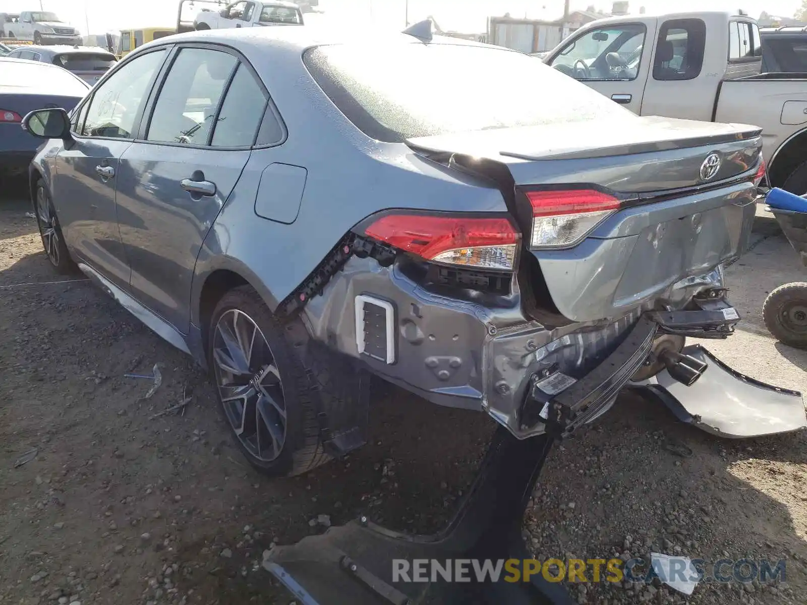 3 Photograph of a damaged car JTDS4MCE9MJ073587 TOYOTA COROLLA 2021