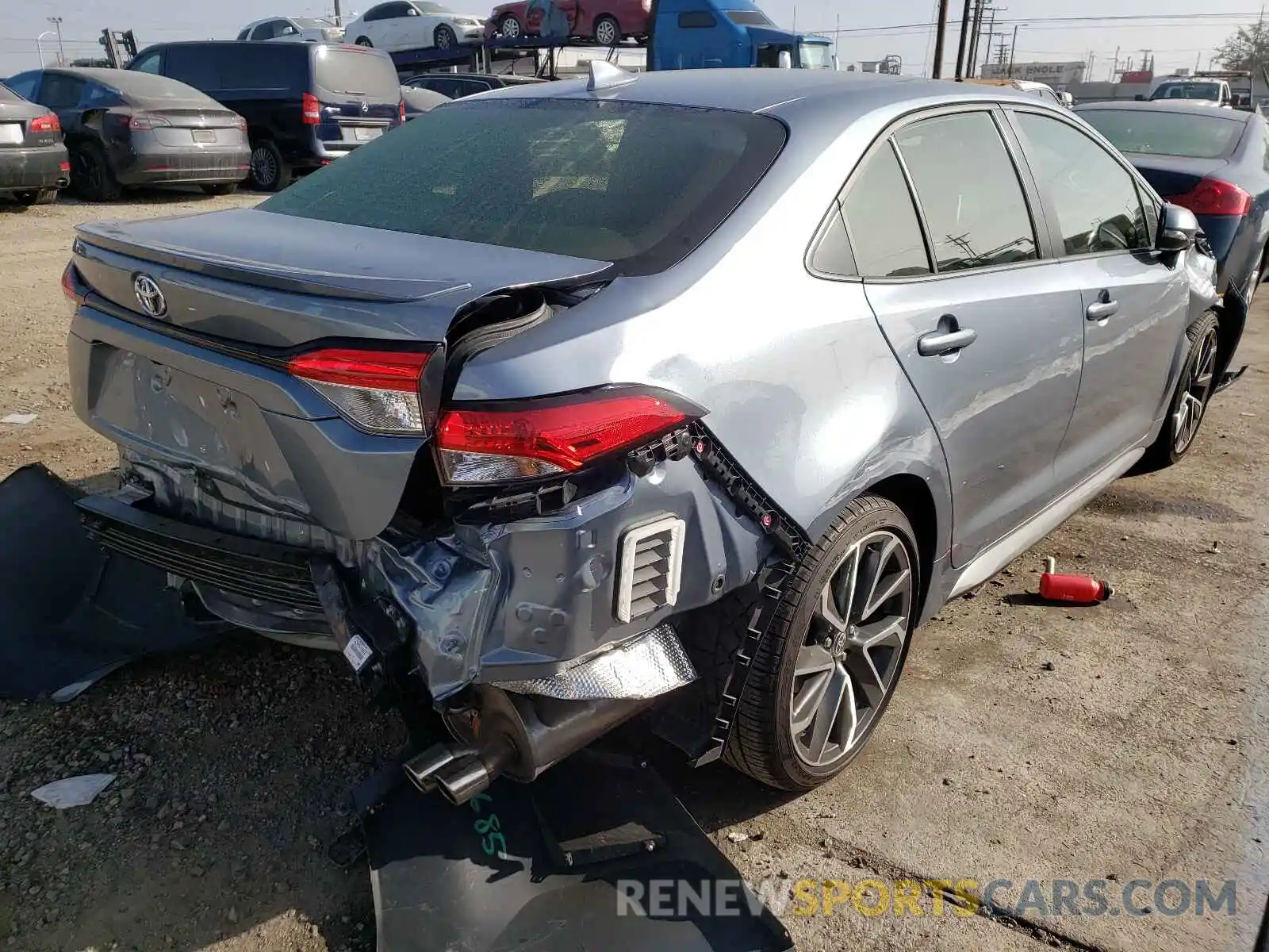 4 Photograph of a damaged car JTDS4MCE9MJ073587 TOYOTA COROLLA 2021