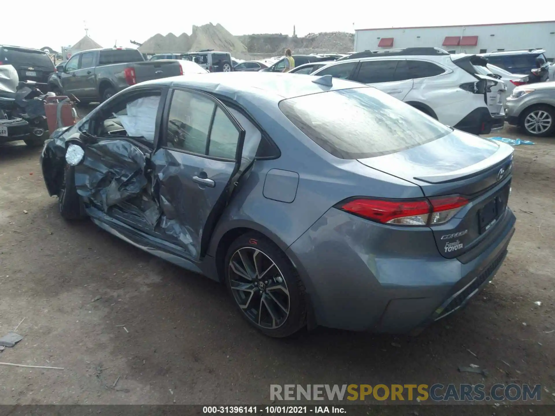 3 Photograph of a damaged car JTDS4MCE9MJ078966 TOYOTA COROLLA 2021