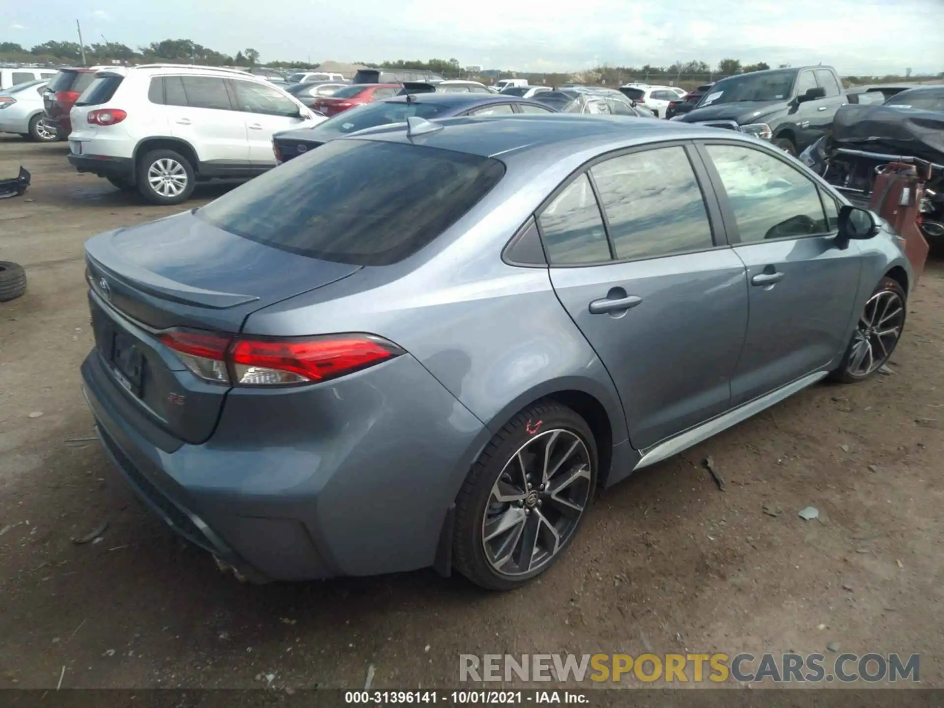 4 Photograph of a damaged car JTDS4MCE9MJ078966 TOYOTA COROLLA 2021