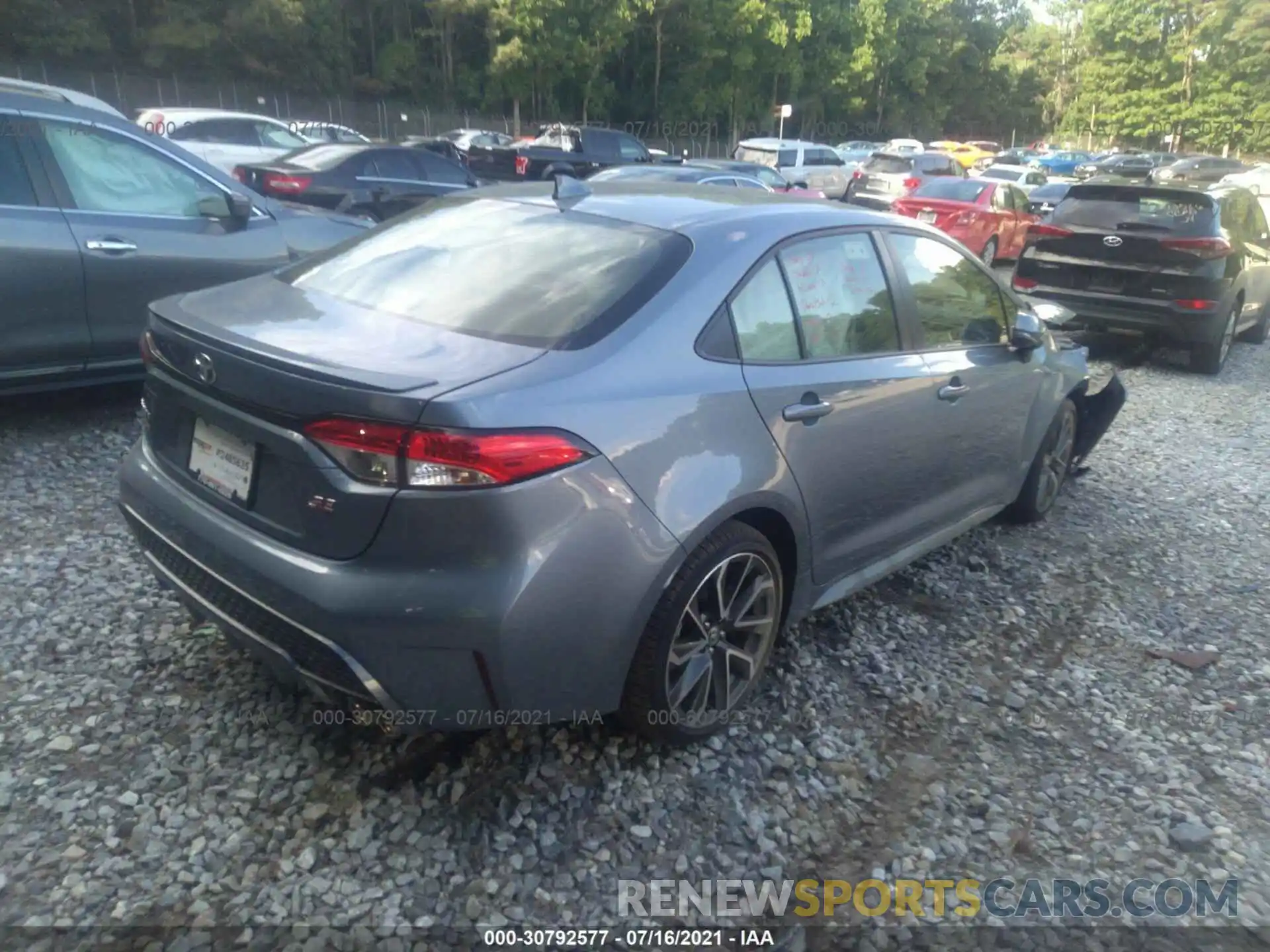 4 Photograph of a damaged car JTDS4MCE9MJ079714 TOYOTA COROLLA 2021