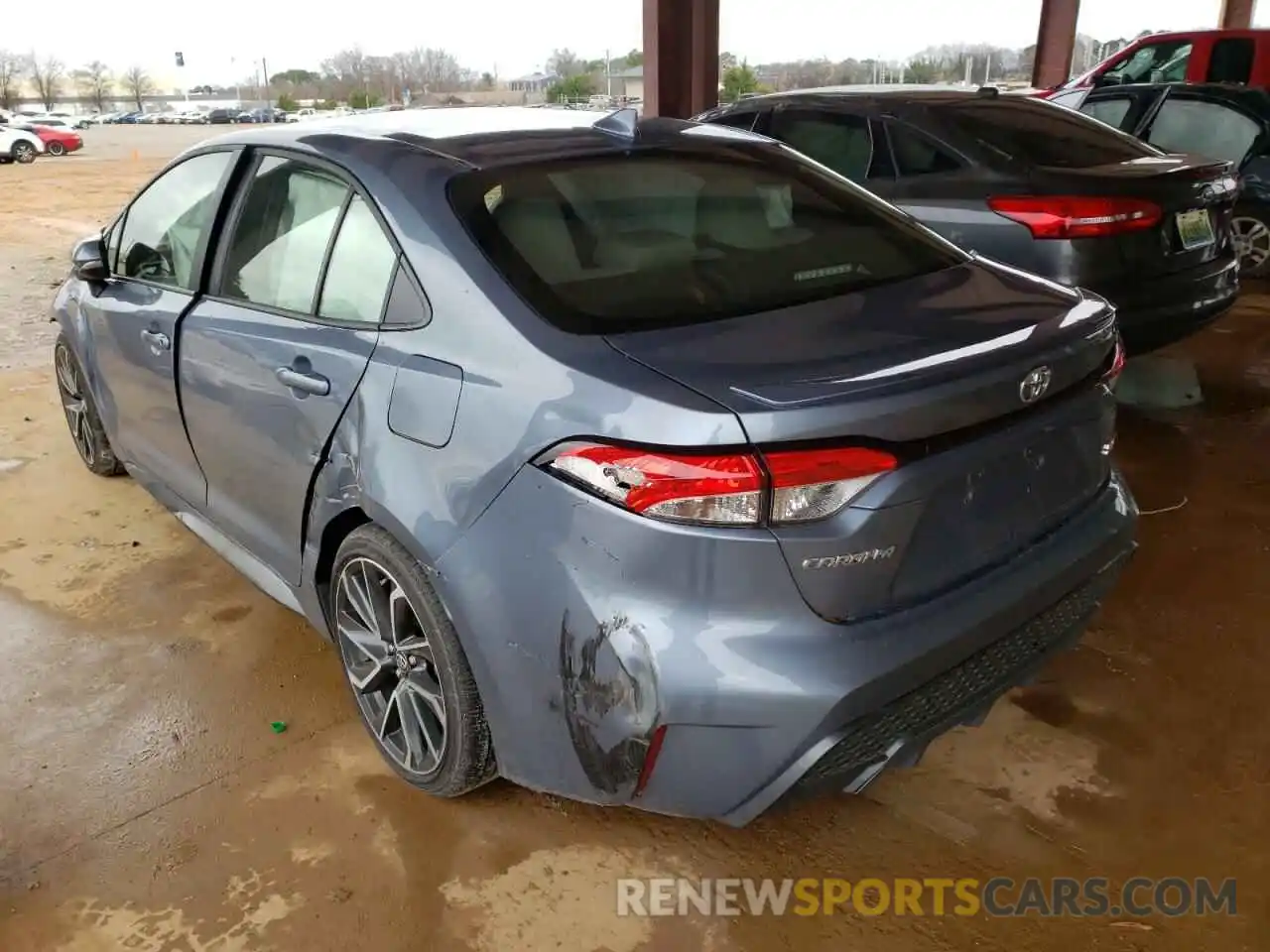 3 Photograph of a damaged car JTDS4MCE9MJ079924 TOYOTA COROLLA 2021