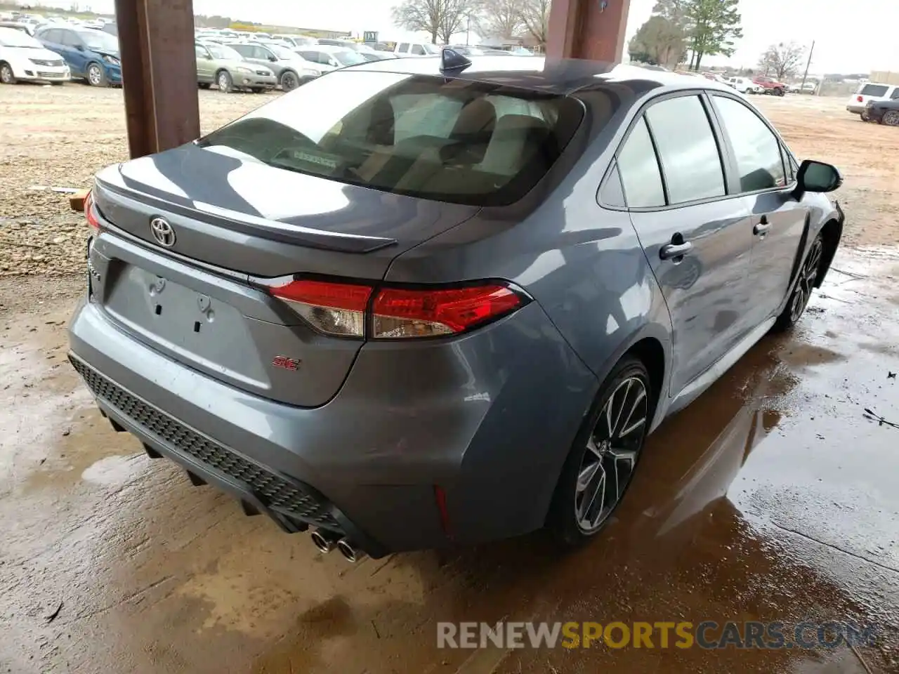 4 Photograph of a damaged car JTDS4MCE9MJ079924 TOYOTA COROLLA 2021