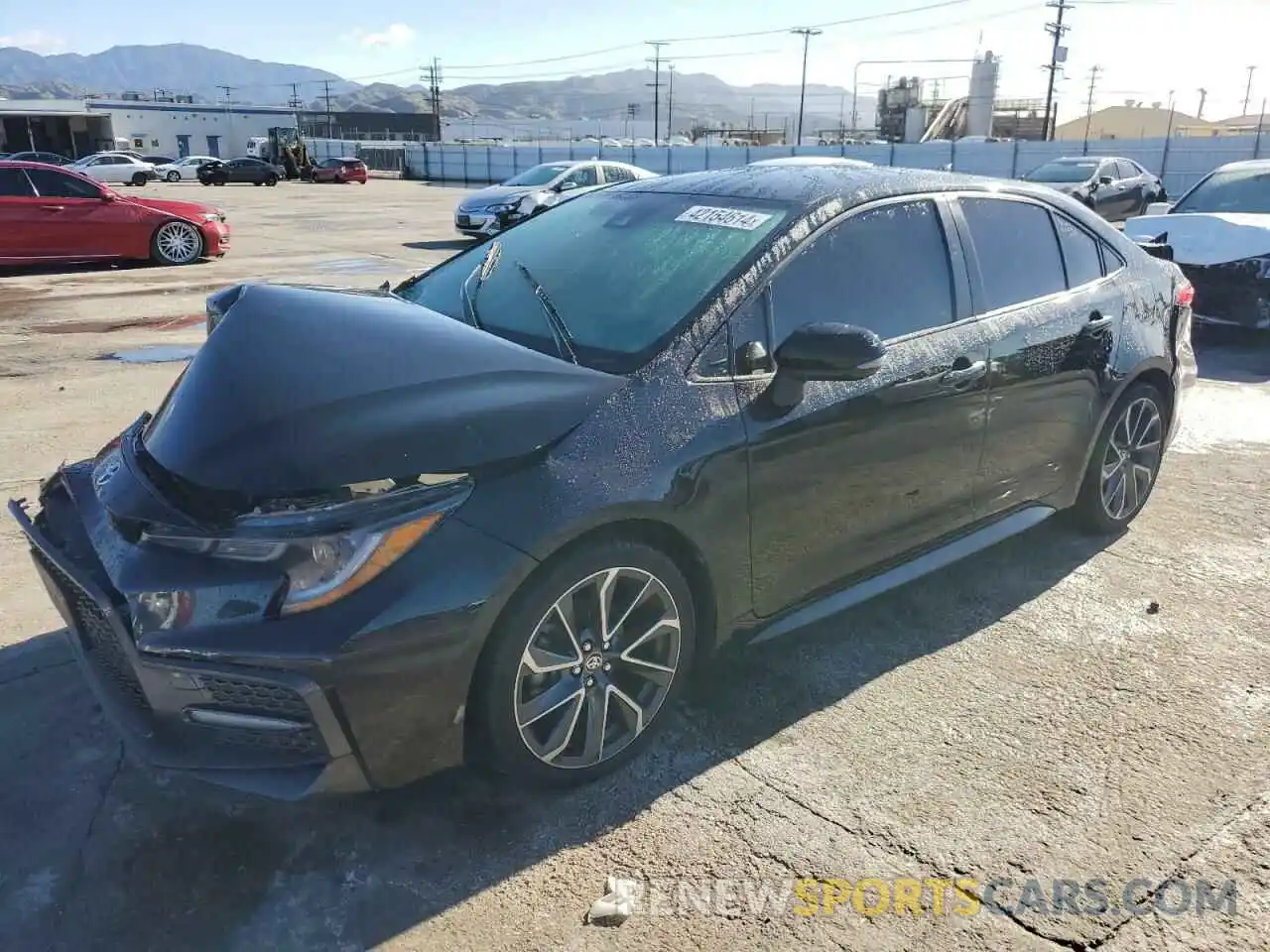 1 Photograph of a damaged car JTDS4MCEXMJ053462 TOYOTA COROLLA 2021