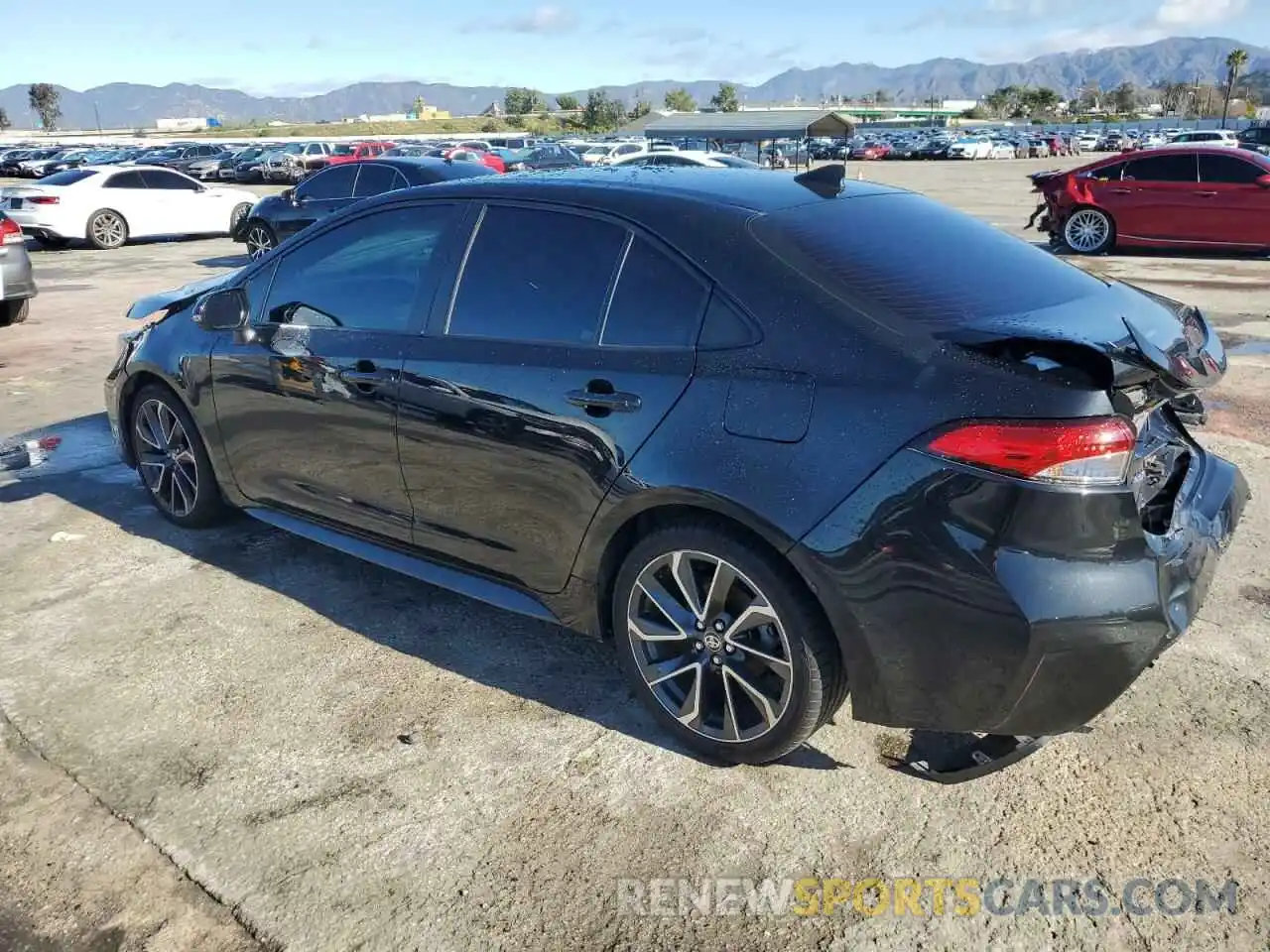 2 Photograph of a damaged car JTDS4MCEXMJ053462 TOYOTA COROLLA 2021