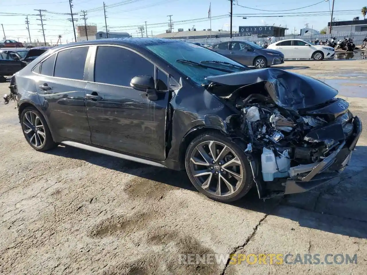 4 Photograph of a damaged car JTDS4MCEXMJ053462 TOYOTA COROLLA 2021