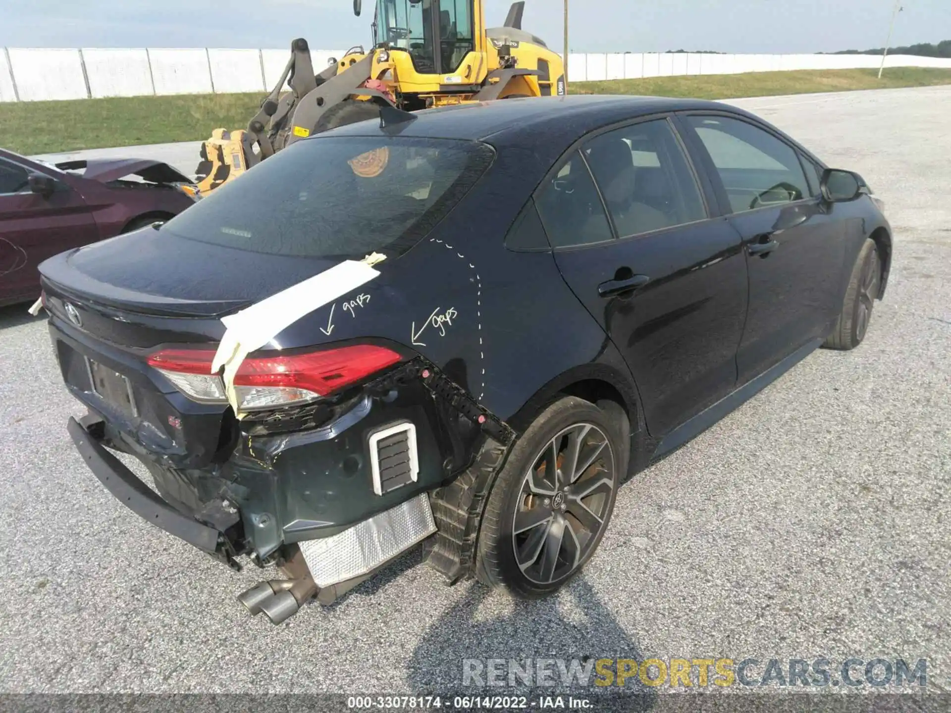 4 Photograph of a damaged car JTDS4MCEXMJ053980 TOYOTA COROLLA 2021