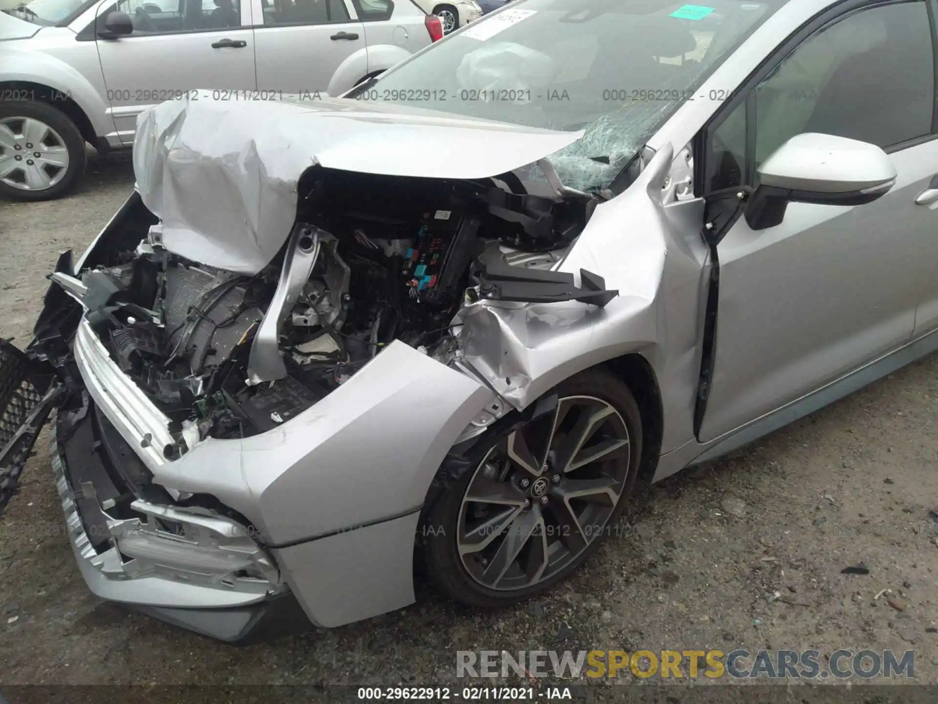 6 Photograph of a damaged car JTDS4MCEXMJ054479 TOYOTA COROLLA 2021