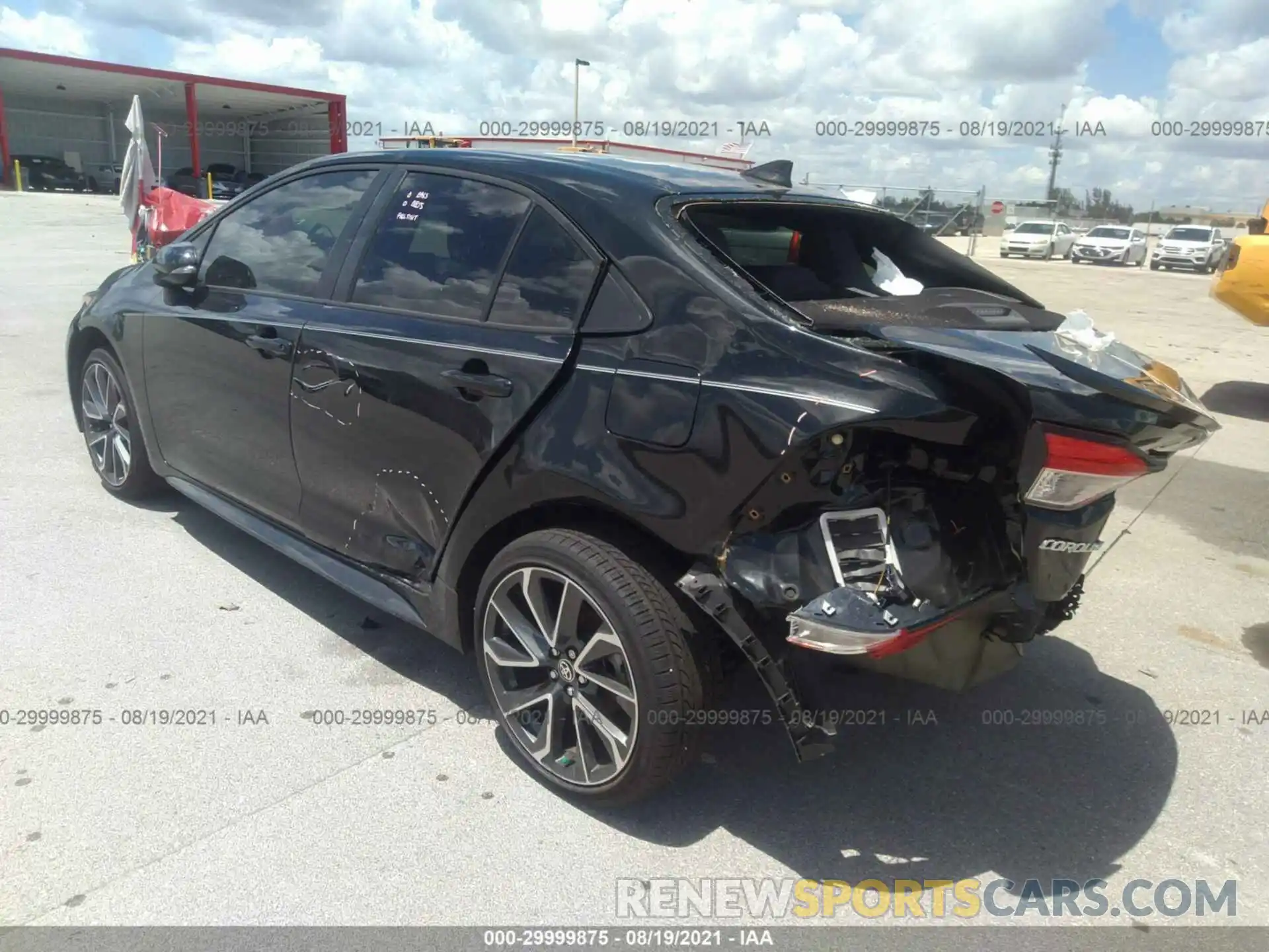 3 Photograph of a damaged car JTDS4MCEXMJ055809 TOYOTA COROLLA 2021