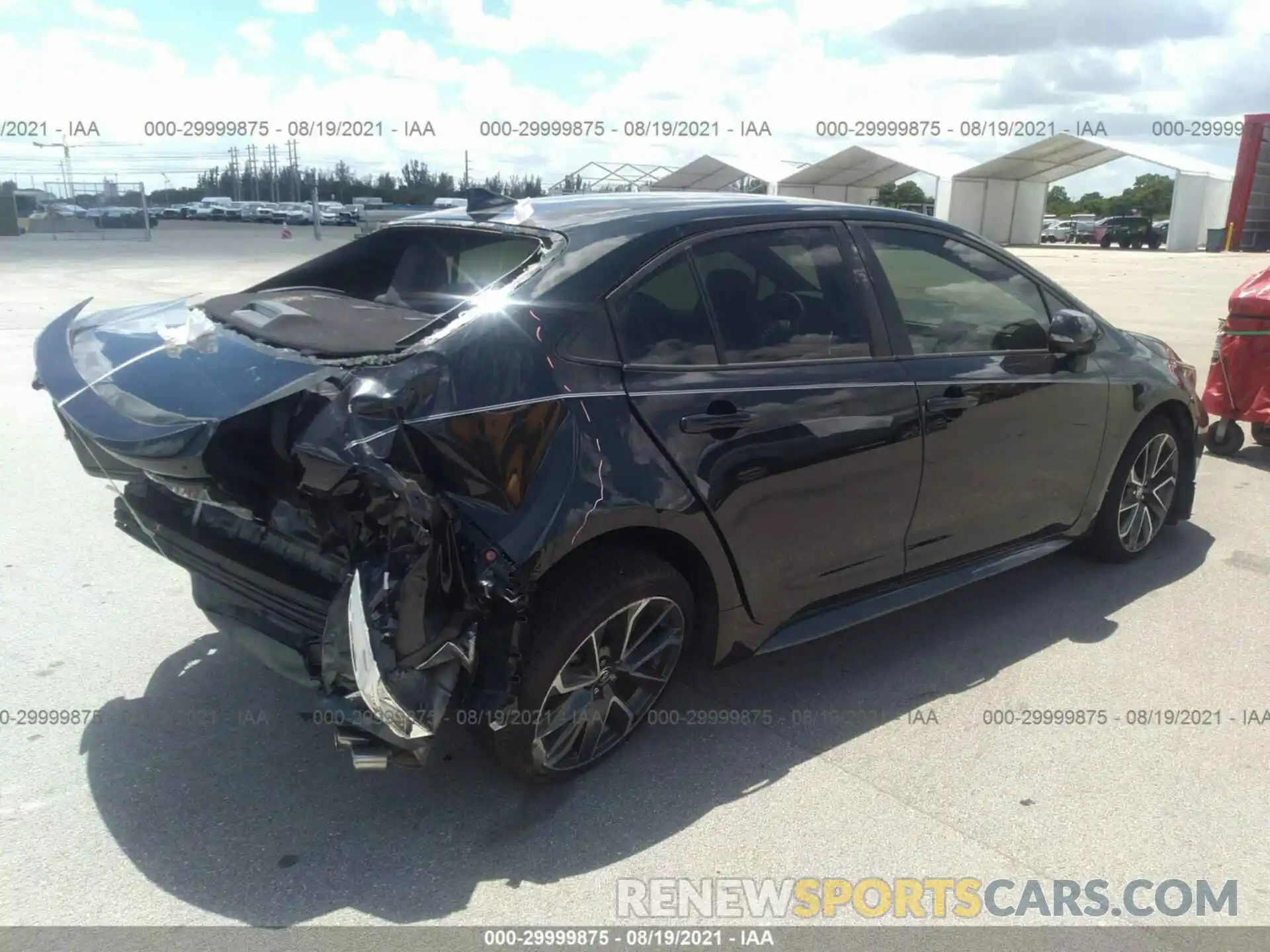 4 Photograph of a damaged car JTDS4MCEXMJ055809 TOYOTA COROLLA 2021