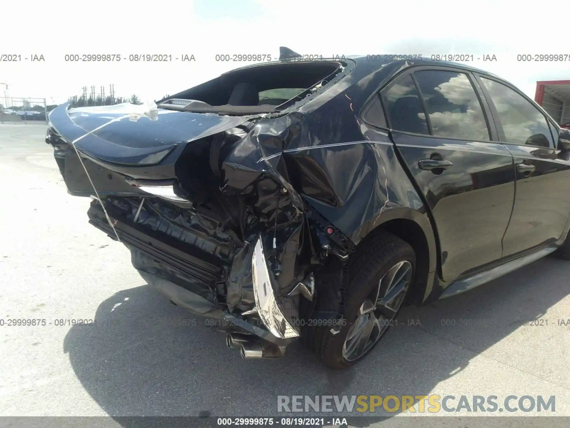 6 Photograph of a damaged car JTDS4MCEXMJ055809 TOYOTA COROLLA 2021