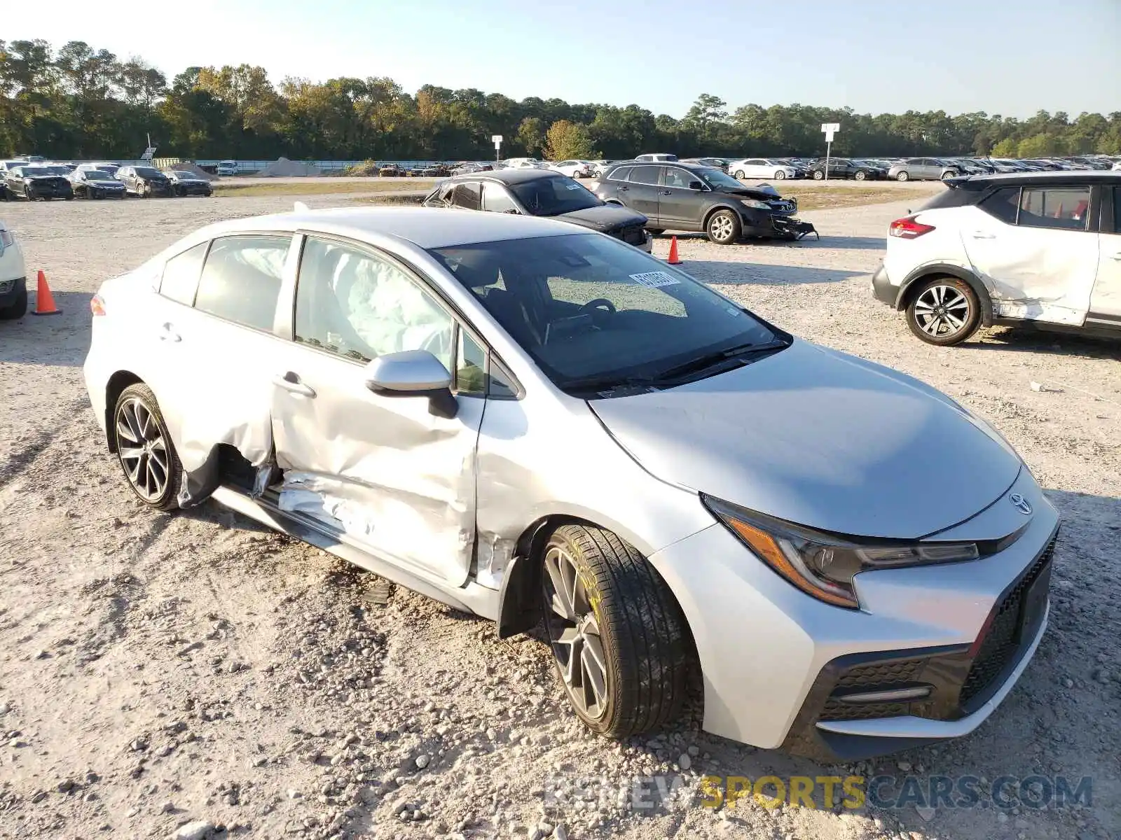 1 Photograph of a damaged car JTDS4MCEXMJ056572 TOYOTA COROLLA 2021