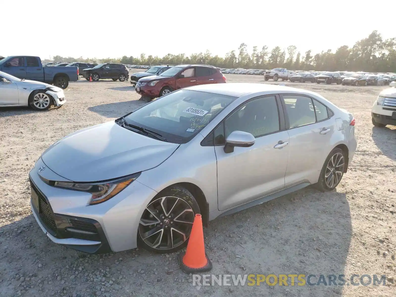 2 Photograph of a damaged car JTDS4MCEXMJ056572 TOYOTA COROLLA 2021