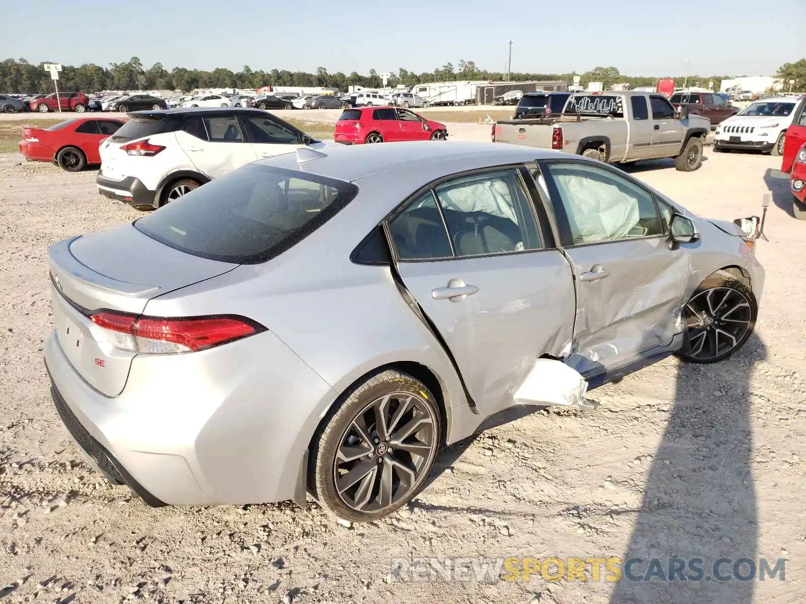 4 Photograph of a damaged car JTDS4MCEXMJ056572 TOYOTA COROLLA 2021