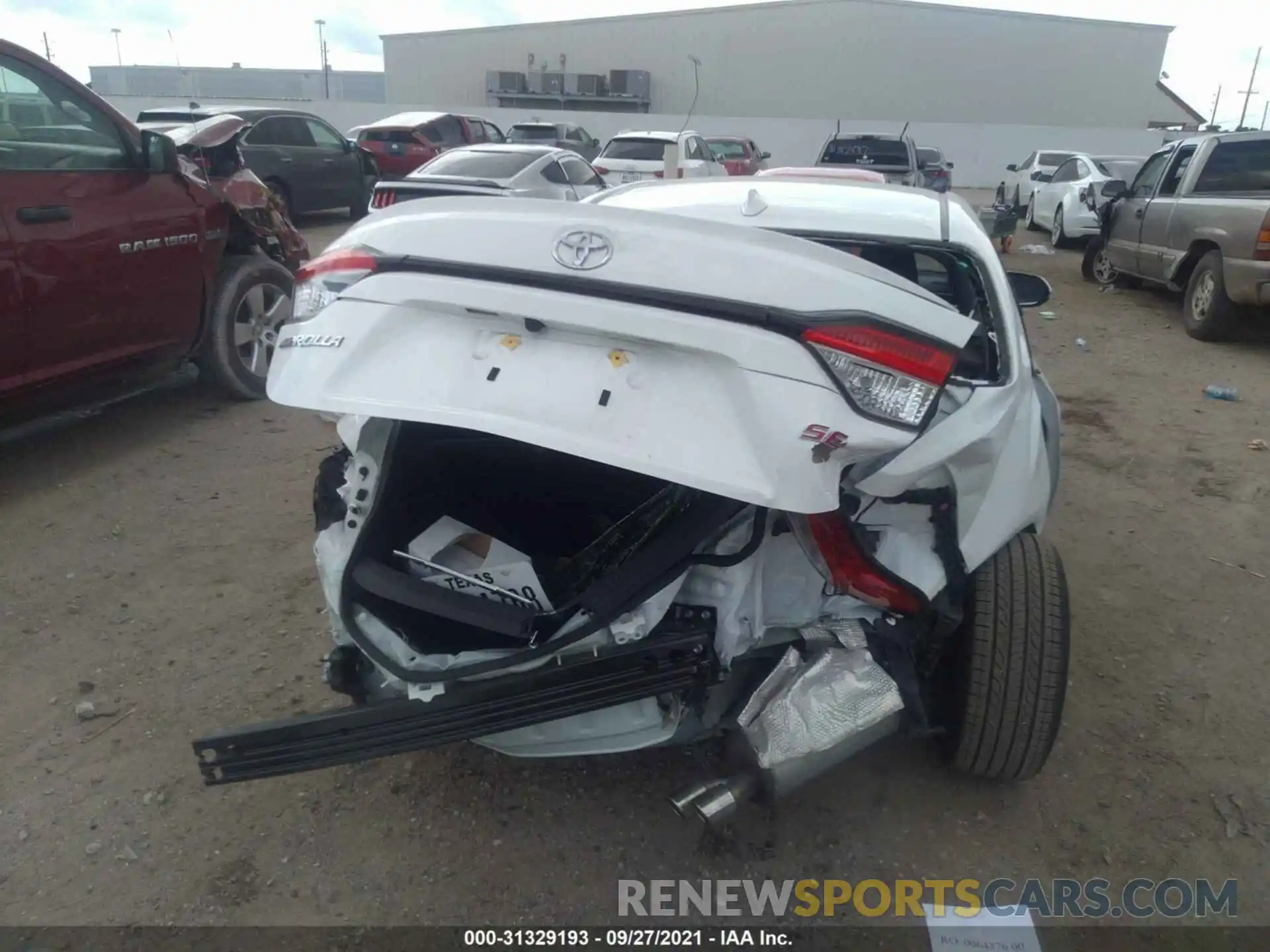 6 Photograph of a damaged car JTDS4MCEXMJ056619 TOYOTA COROLLA 2021