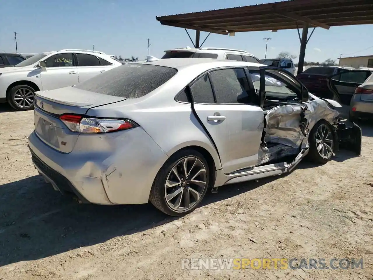 3 Photograph of a damaged car JTDS4MCEXMJ056653 TOYOTA COROLLA 2021