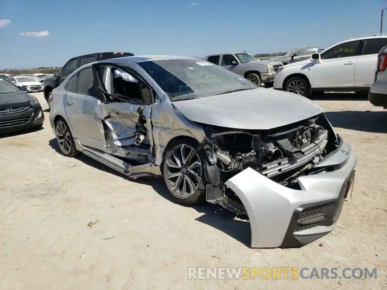 4 Photograph of a damaged car JTDS4MCEXMJ056653 TOYOTA COROLLA 2021