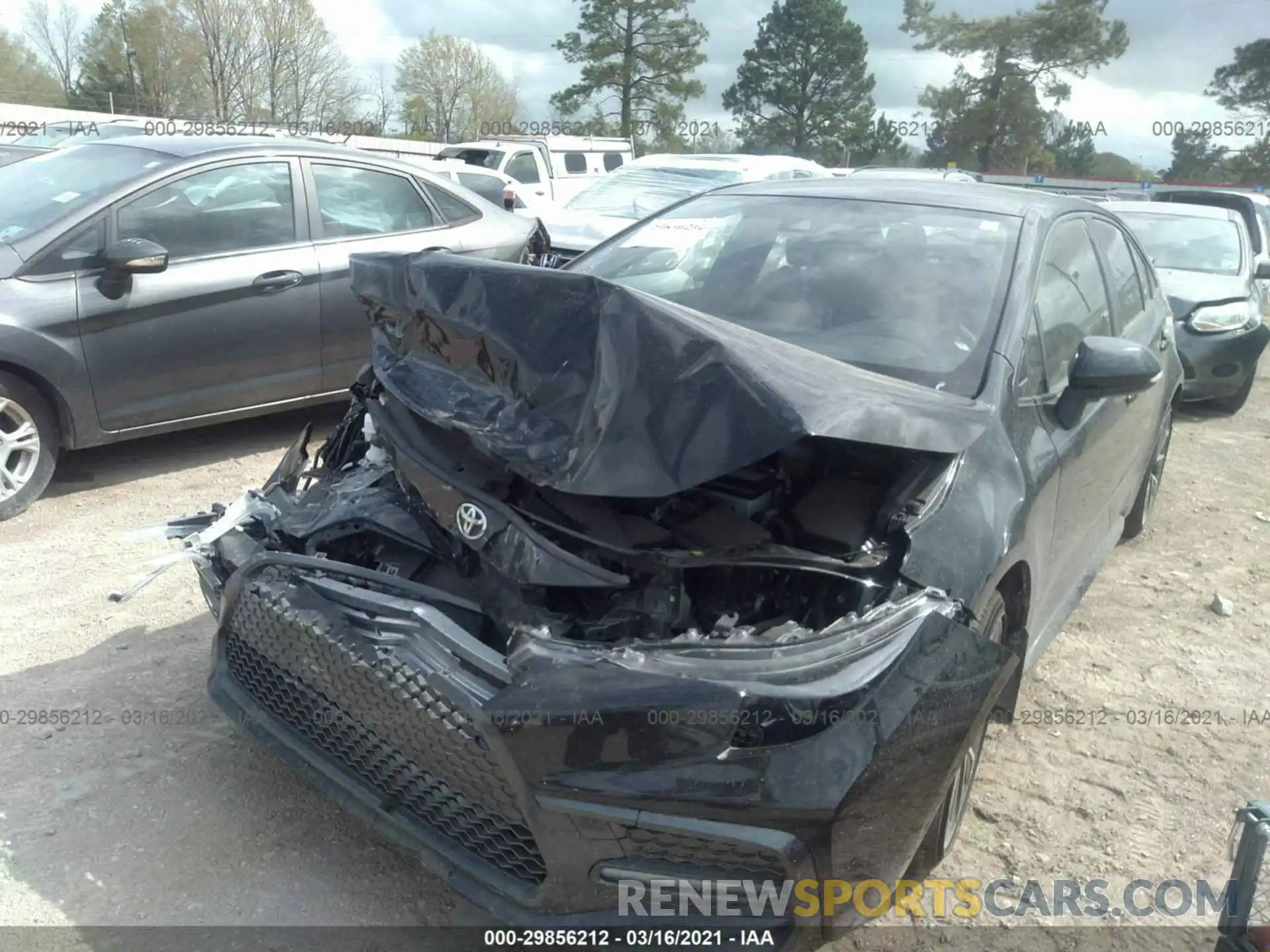 2 Photograph of a damaged car JTDS4MCEXMJ056829 TOYOTA COROLLA 2021