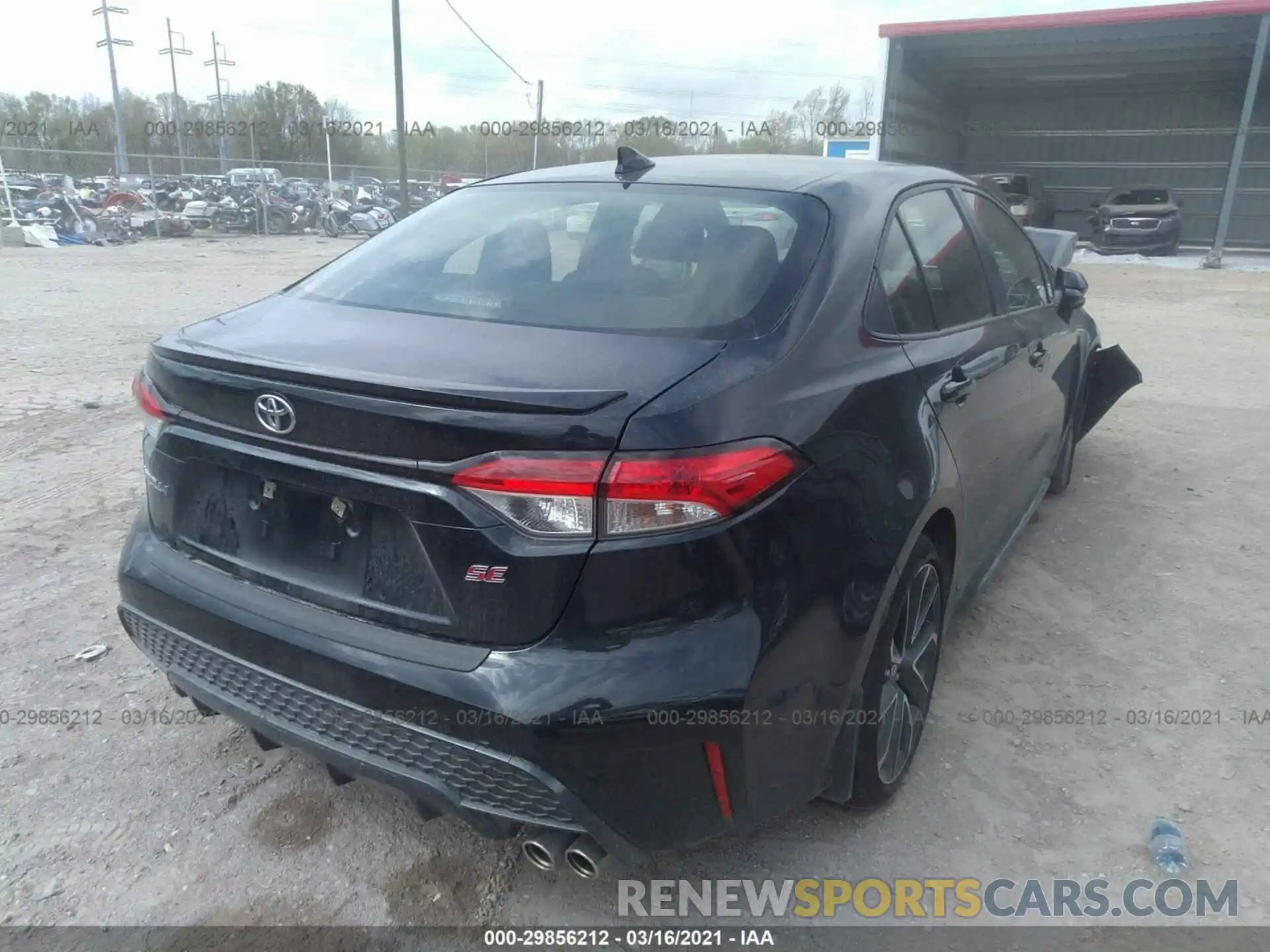 4 Photograph of a damaged car JTDS4MCEXMJ056829 TOYOTA COROLLA 2021