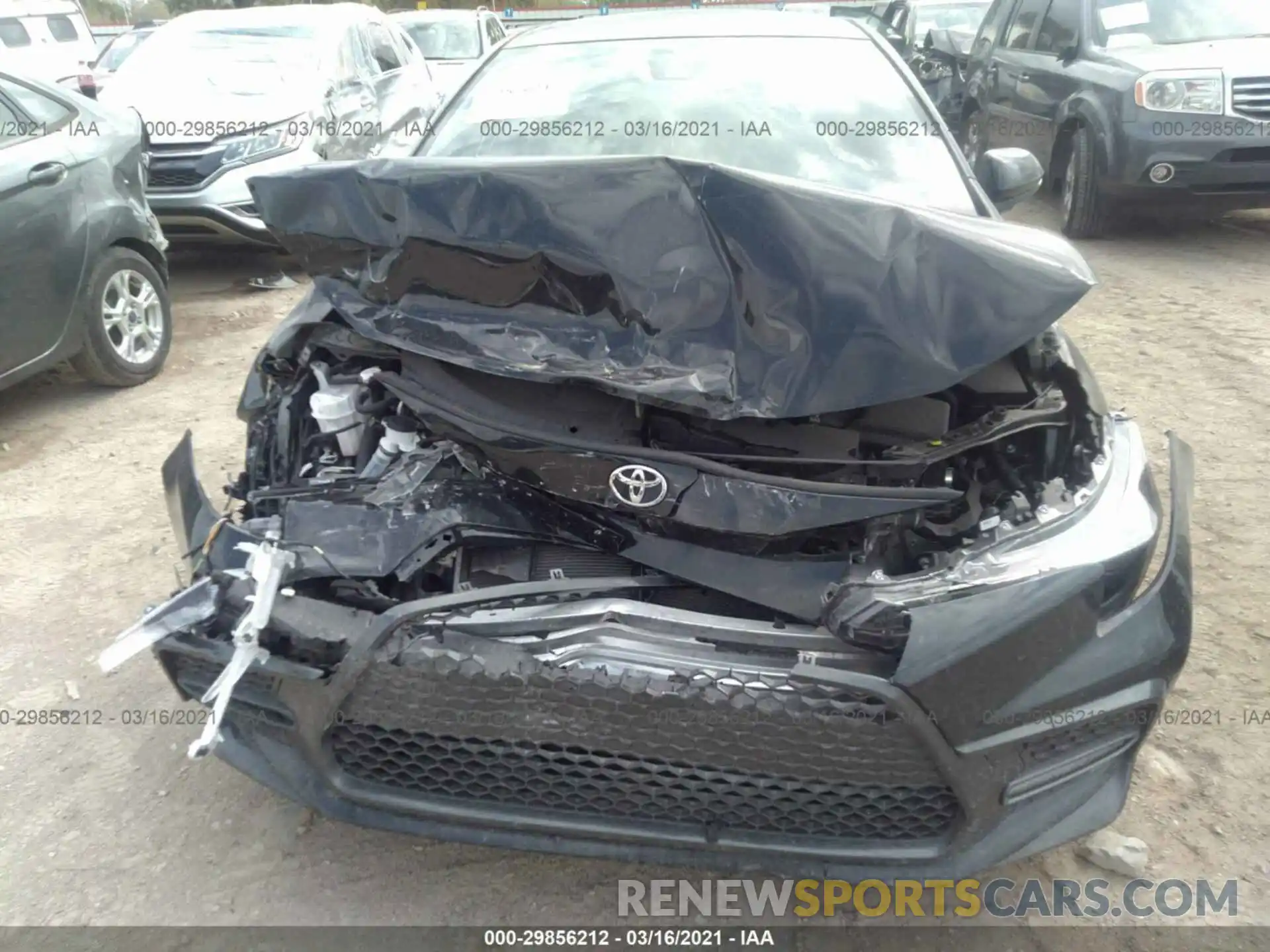 6 Photograph of a damaged car JTDS4MCEXMJ056829 TOYOTA COROLLA 2021