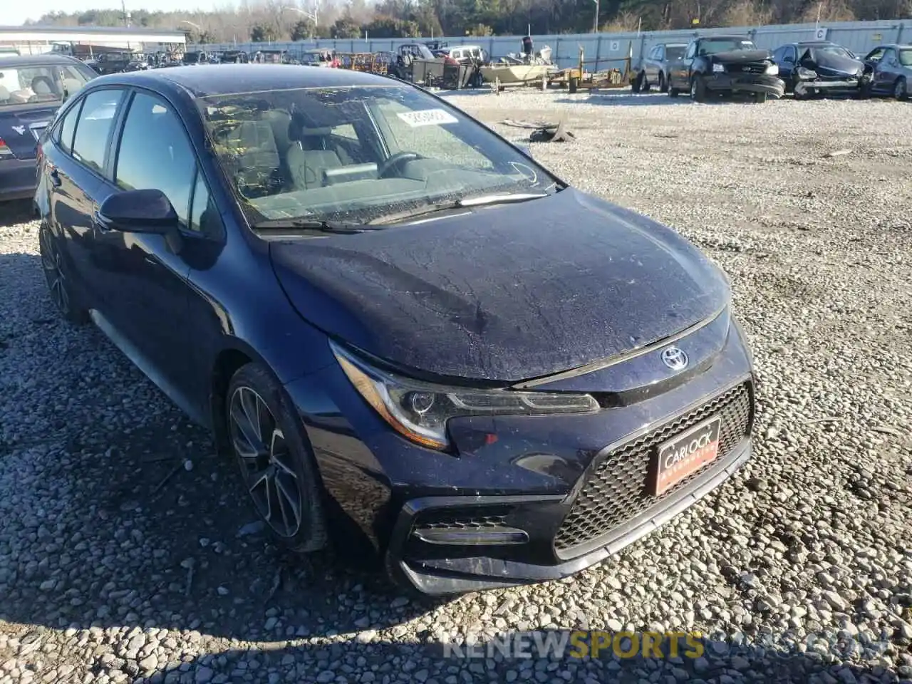 1 Photograph of a damaged car JTDS4MCEXMJ057950 TOYOTA COROLLA 2021