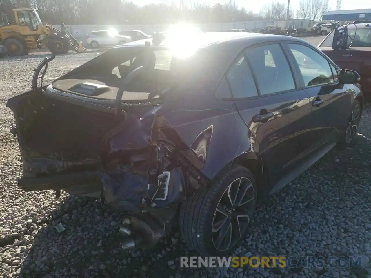 4 Photograph of a damaged car JTDS4MCEXMJ057950 TOYOTA COROLLA 2021