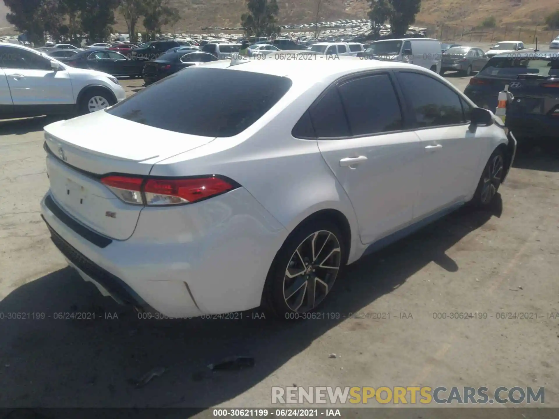 4 Photograph of a damaged car JTDS4MCEXMJ059150 TOYOTA COROLLA 2021