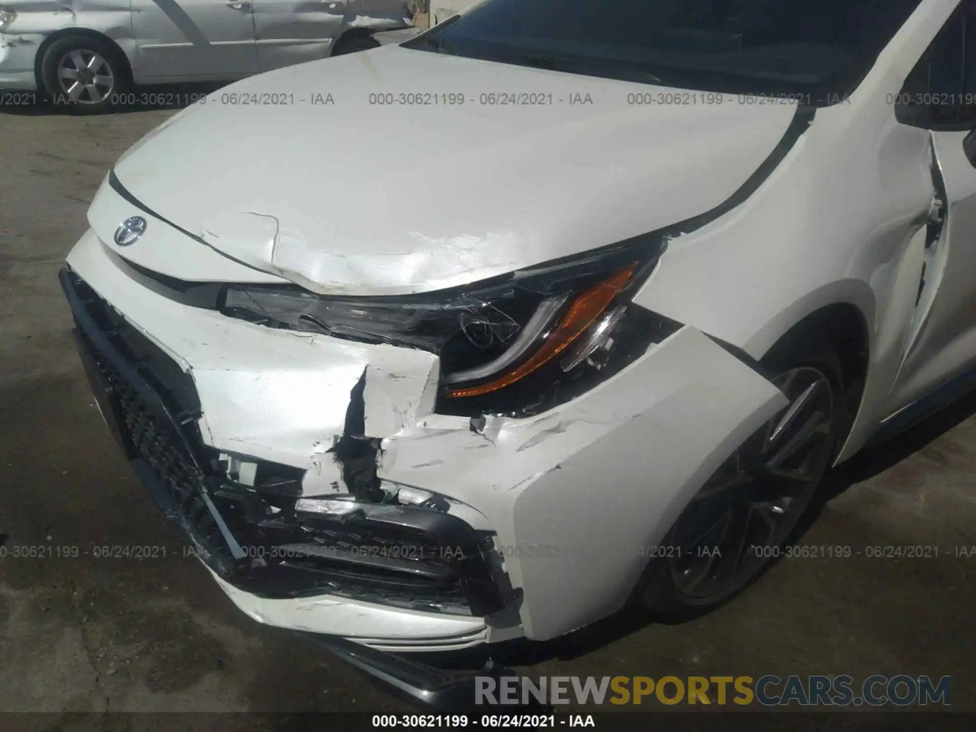 6 Photograph of a damaged car JTDS4MCEXMJ059150 TOYOTA COROLLA 2021