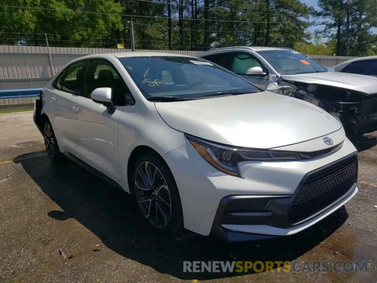 1 Photograph of a damaged car JTDS4MCEXMJ059312 TOYOTA COROLLA 2021