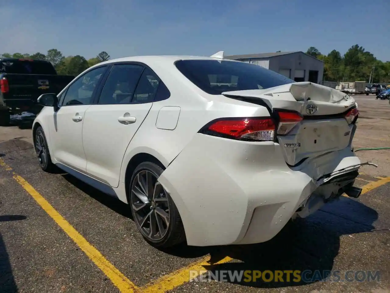 3 Photograph of a damaged car JTDS4MCEXMJ059312 TOYOTA COROLLA 2021