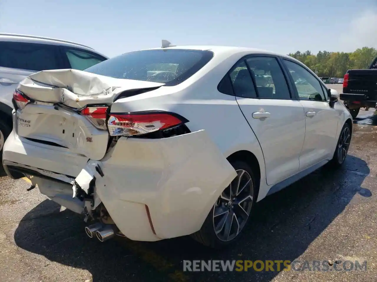 4 Photograph of a damaged car JTDS4MCEXMJ059312 TOYOTA COROLLA 2021