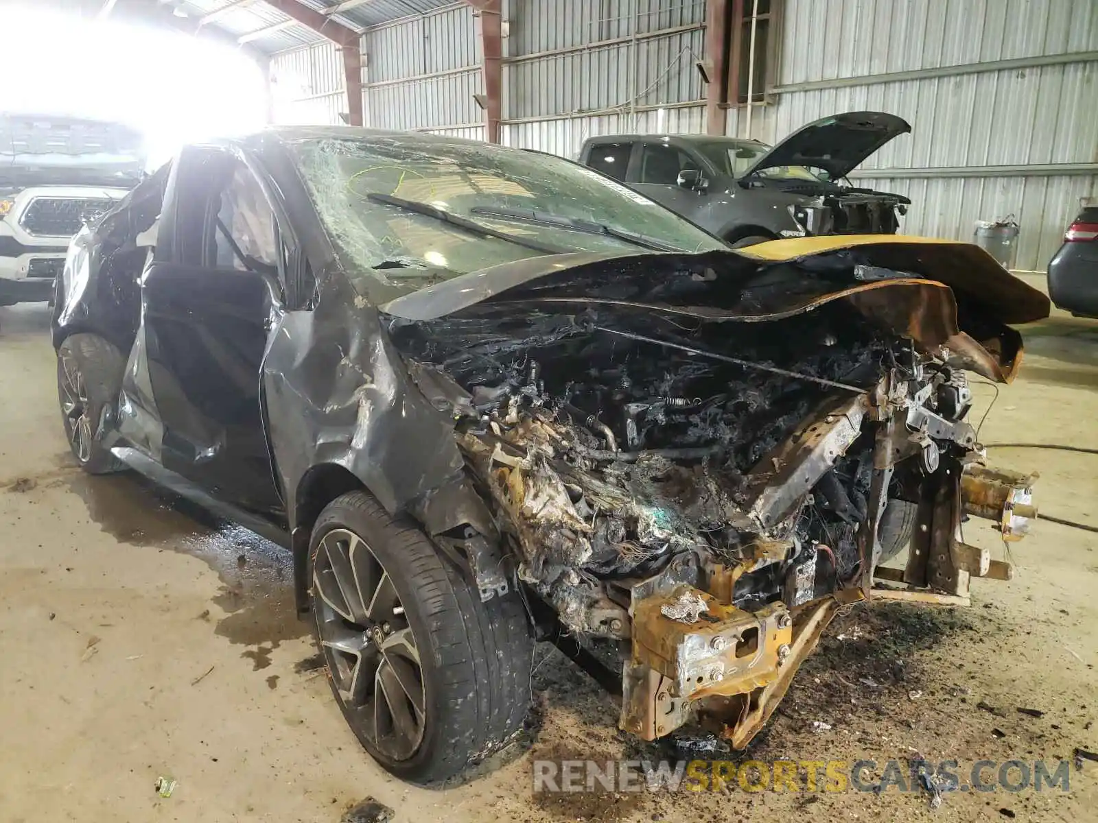 1 Photograph of a damaged car JTDS4MCEXMJ059410 TOYOTA COROLLA 2021