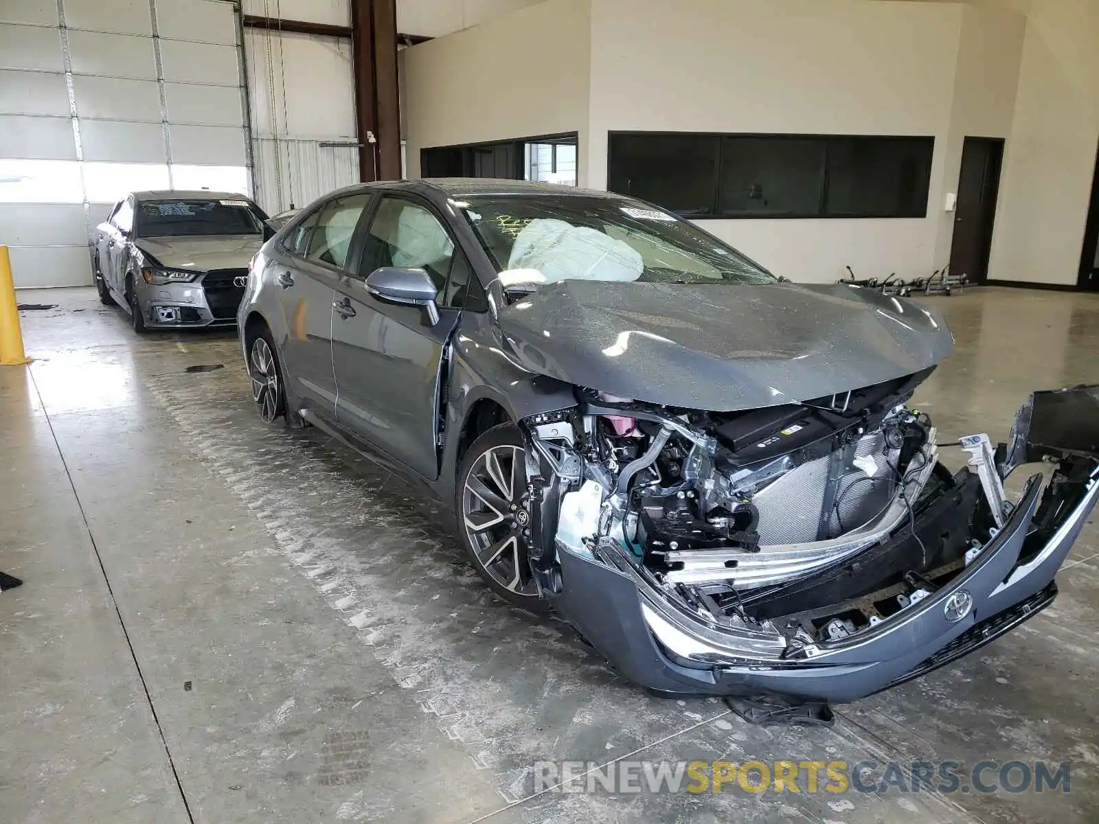 1 Photograph of a damaged car JTDS4MCEXMJ061593 TOYOTA COROLLA 2021