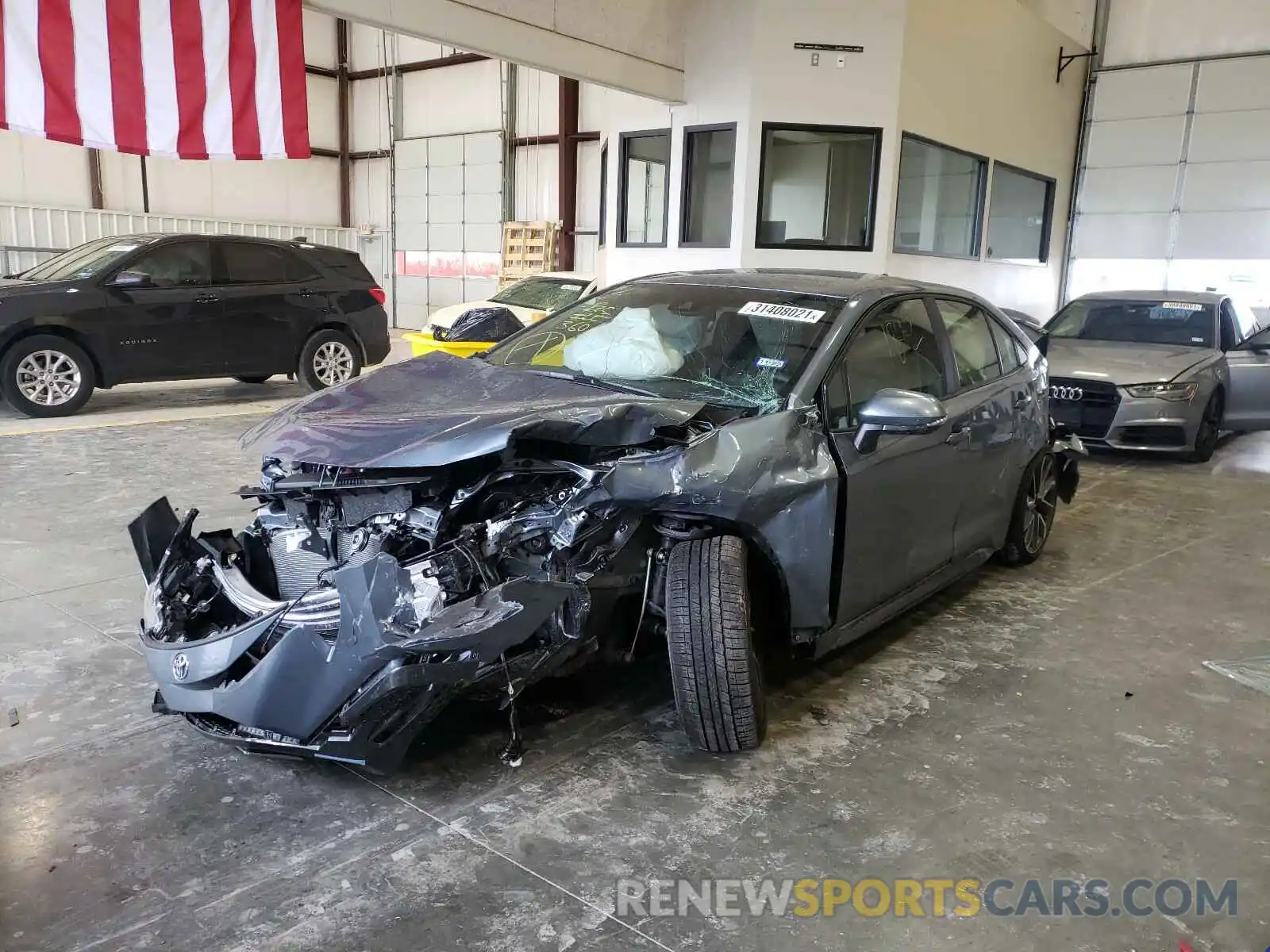 2 Photograph of a damaged car JTDS4MCEXMJ061593 TOYOTA COROLLA 2021