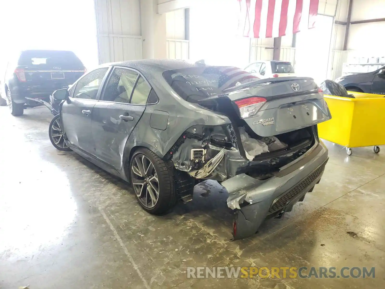 3 Photograph of a damaged car JTDS4MCEXMJ061593 TOYOTA COROLLA 2021