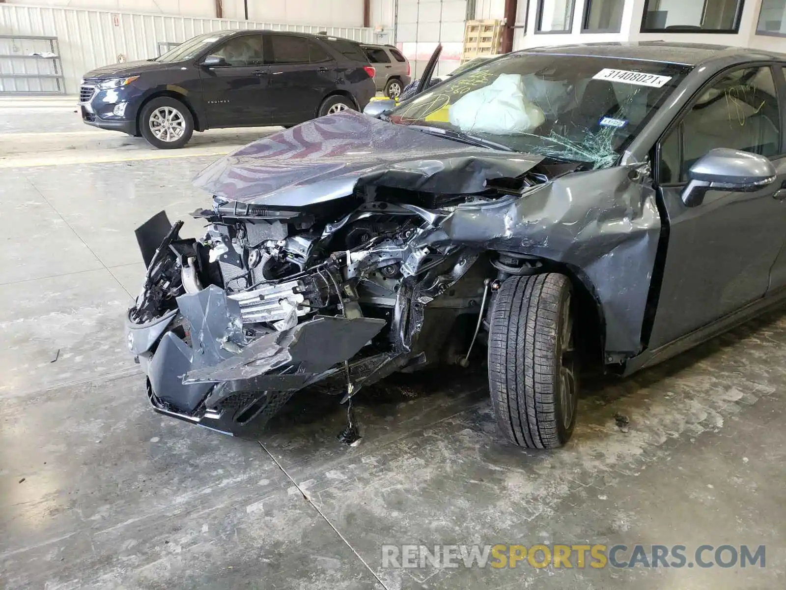 9 Photograph of a damaged car JTDS4MCEXMJ061593 TOYOTA COROLLA 2021