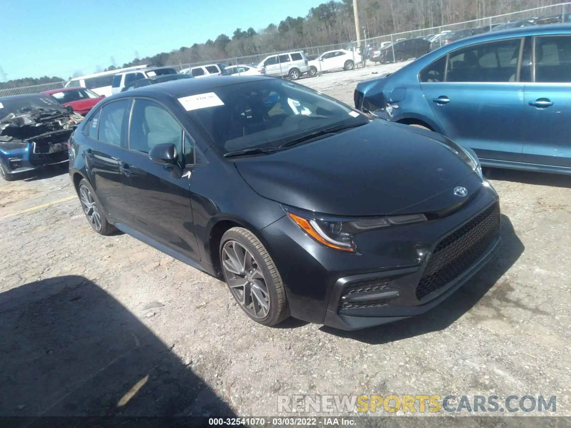 1 Photograph of a damaged car JTDS4MCEXMJ061965 TOYOTA COROLLA 2021