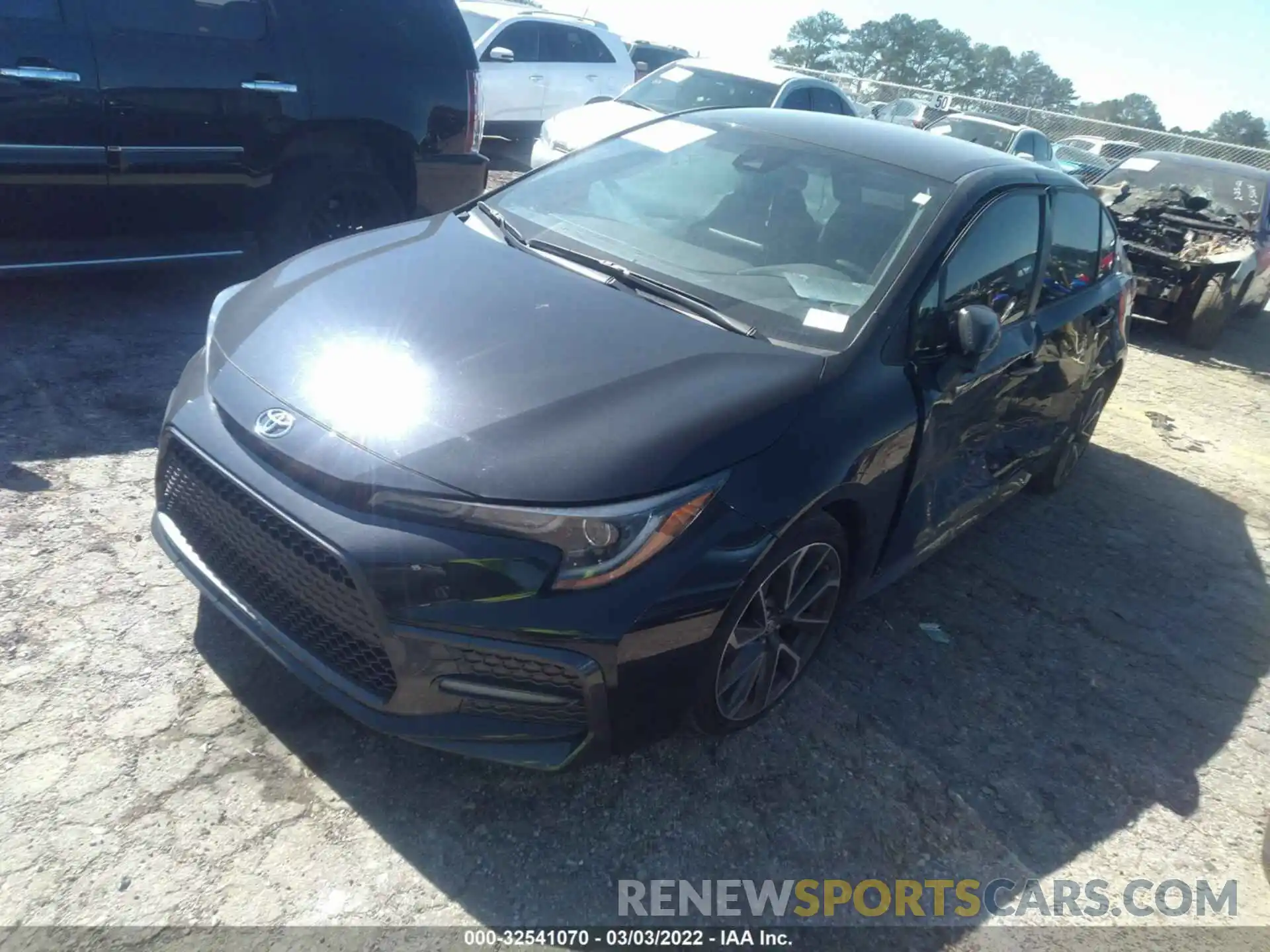 2 Photograph of a damaged car JTDS4MCEXMJ061965 TOYOTA COROLLA 2021