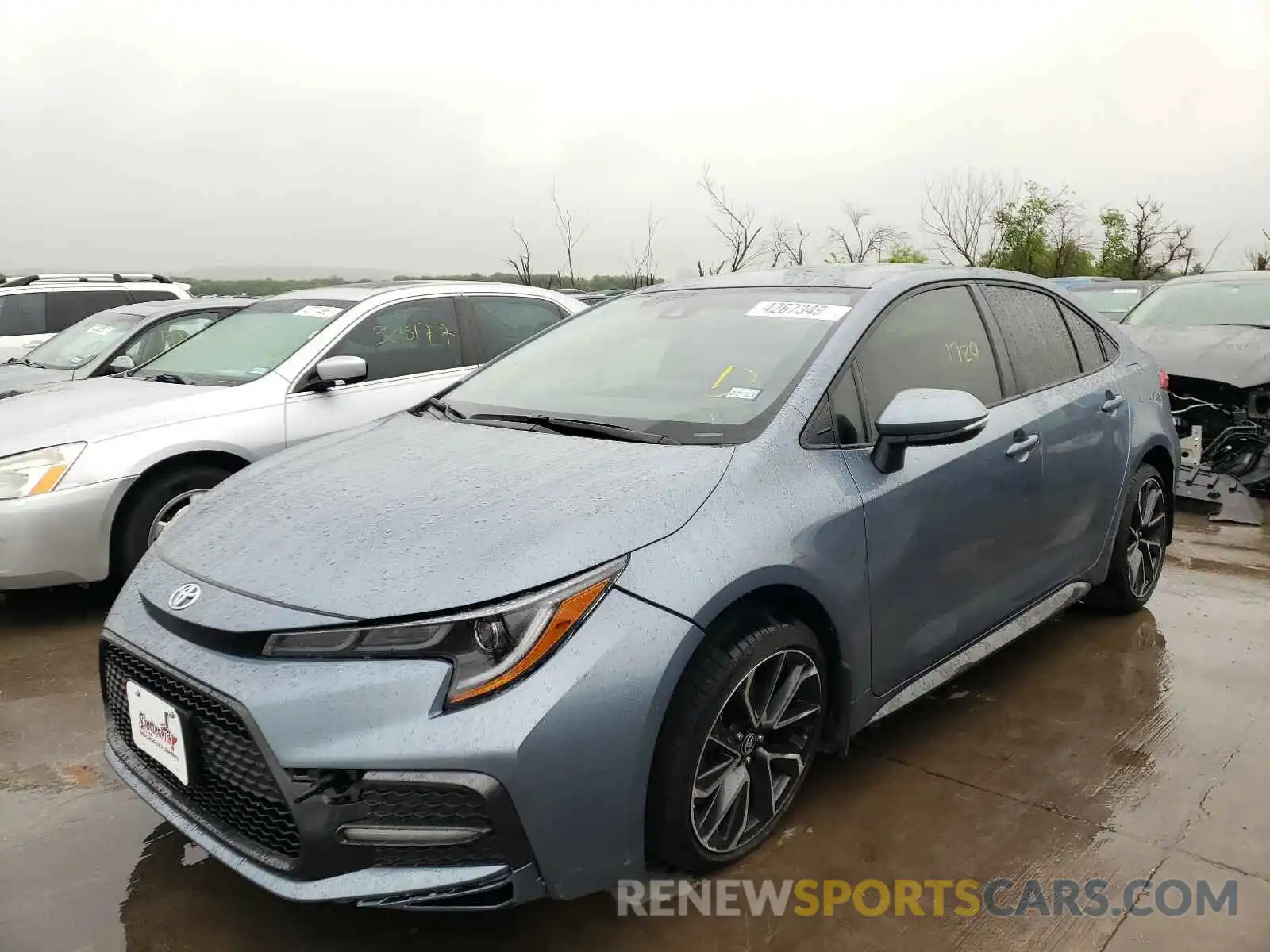 2 Photograph of a damaged car JTDS4MCEXMJ062243 TOYOTA COROLLA 2021