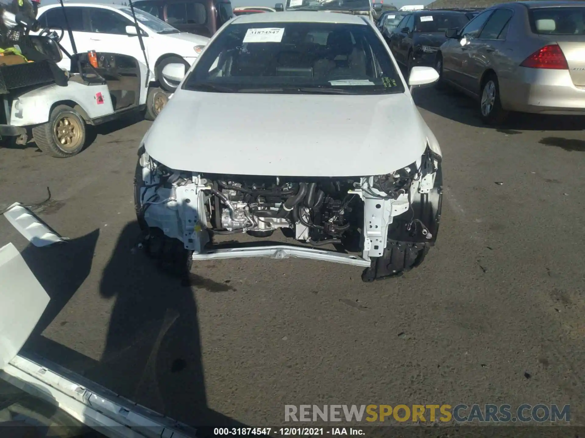 6 Photograph of a damaged car JTDS4MCEXMJ063134 TOYOTA COROLLA 2021